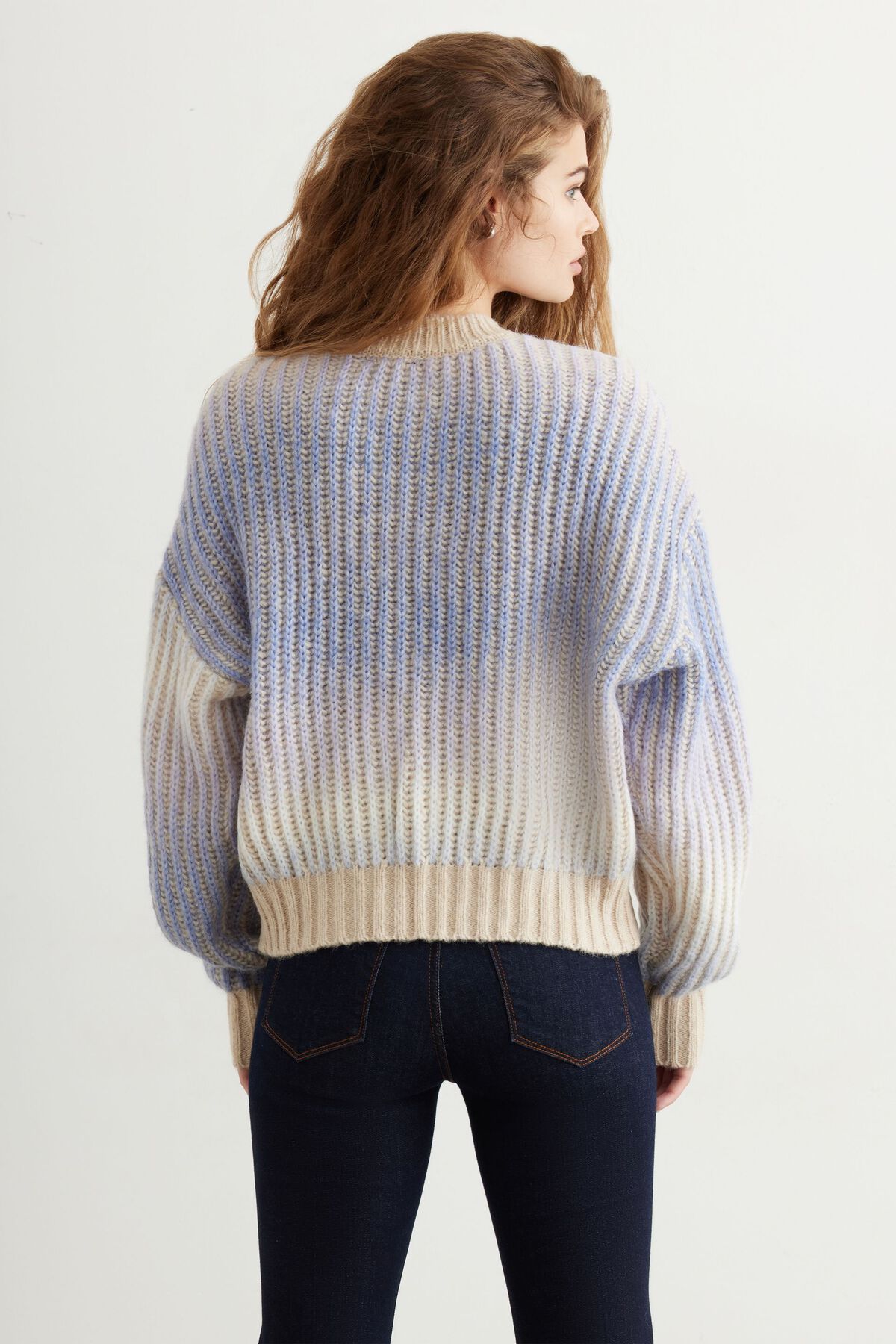 Dynamite Textured Ombre Sweater. 3