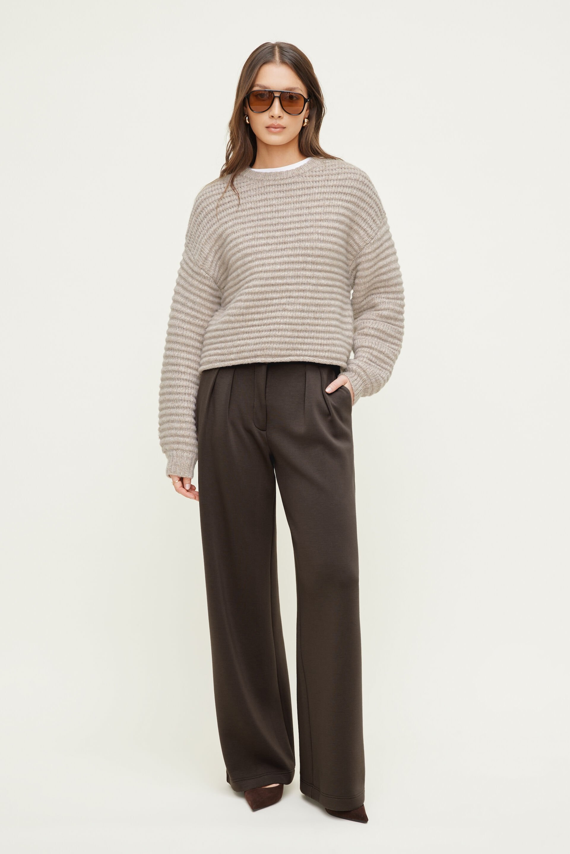 Lorelai Rib Knit Sweater