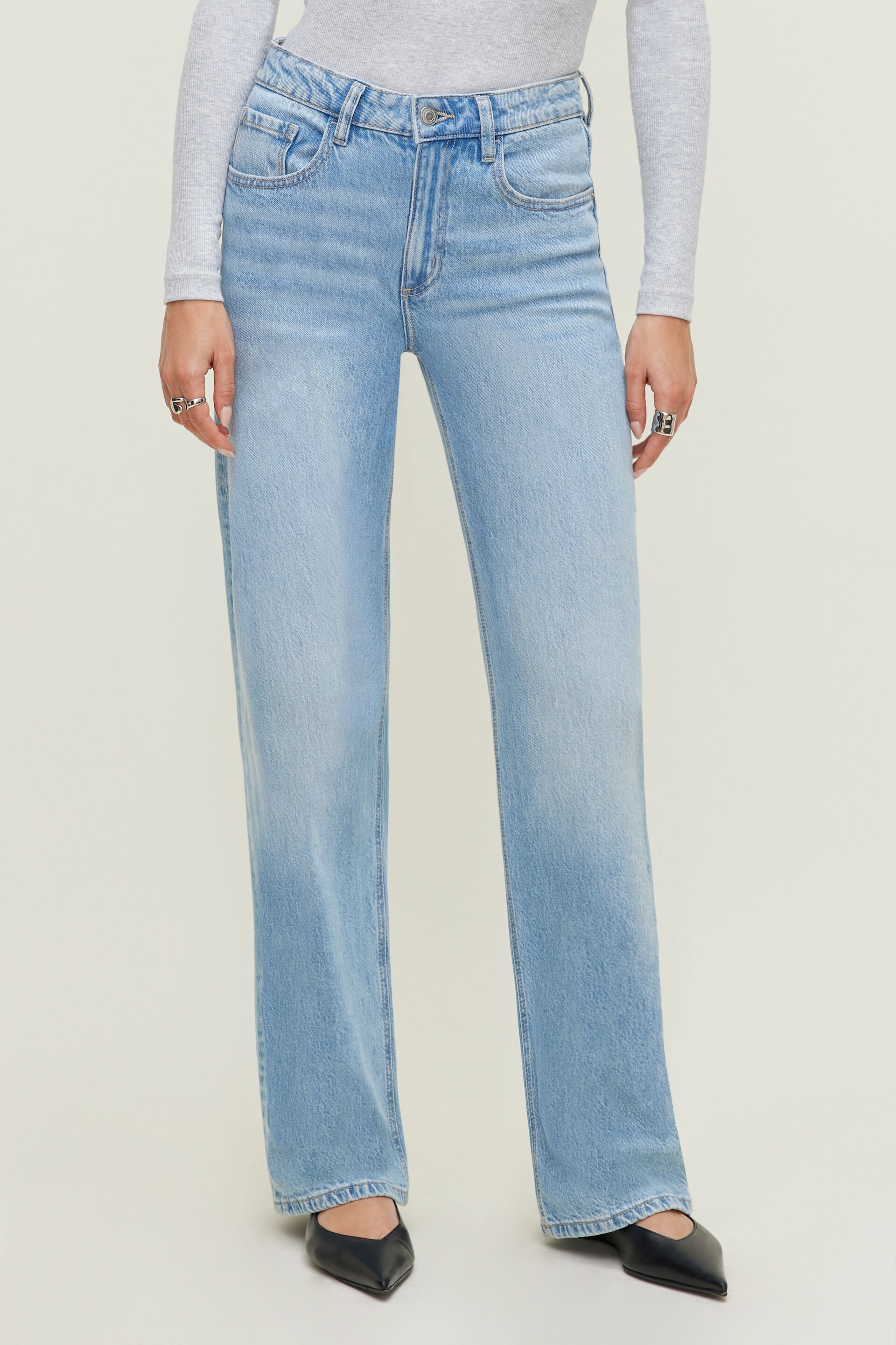 Heidi High Rise Wide Leg Jeans