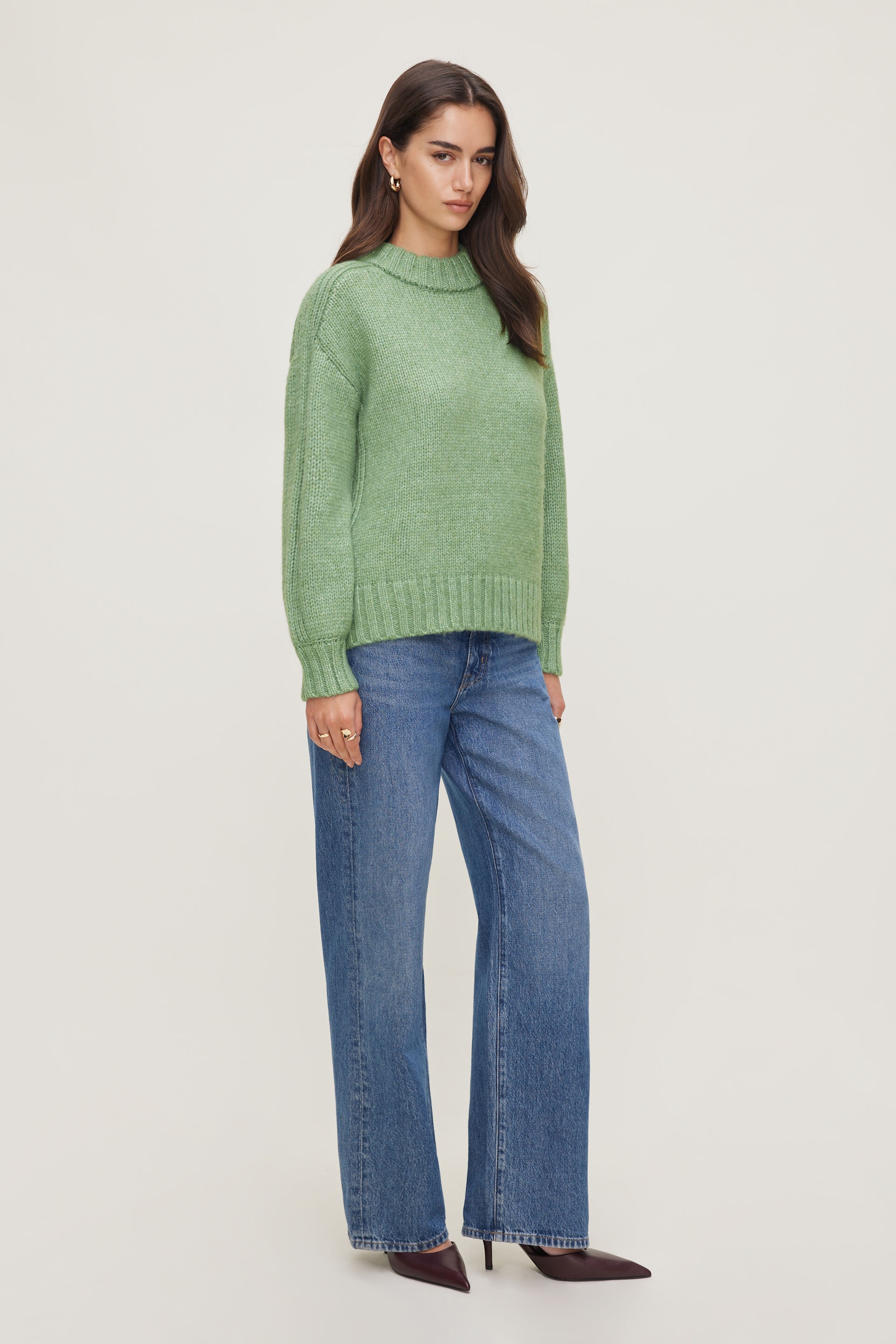 Mabel Chunky Crewneck Sweater