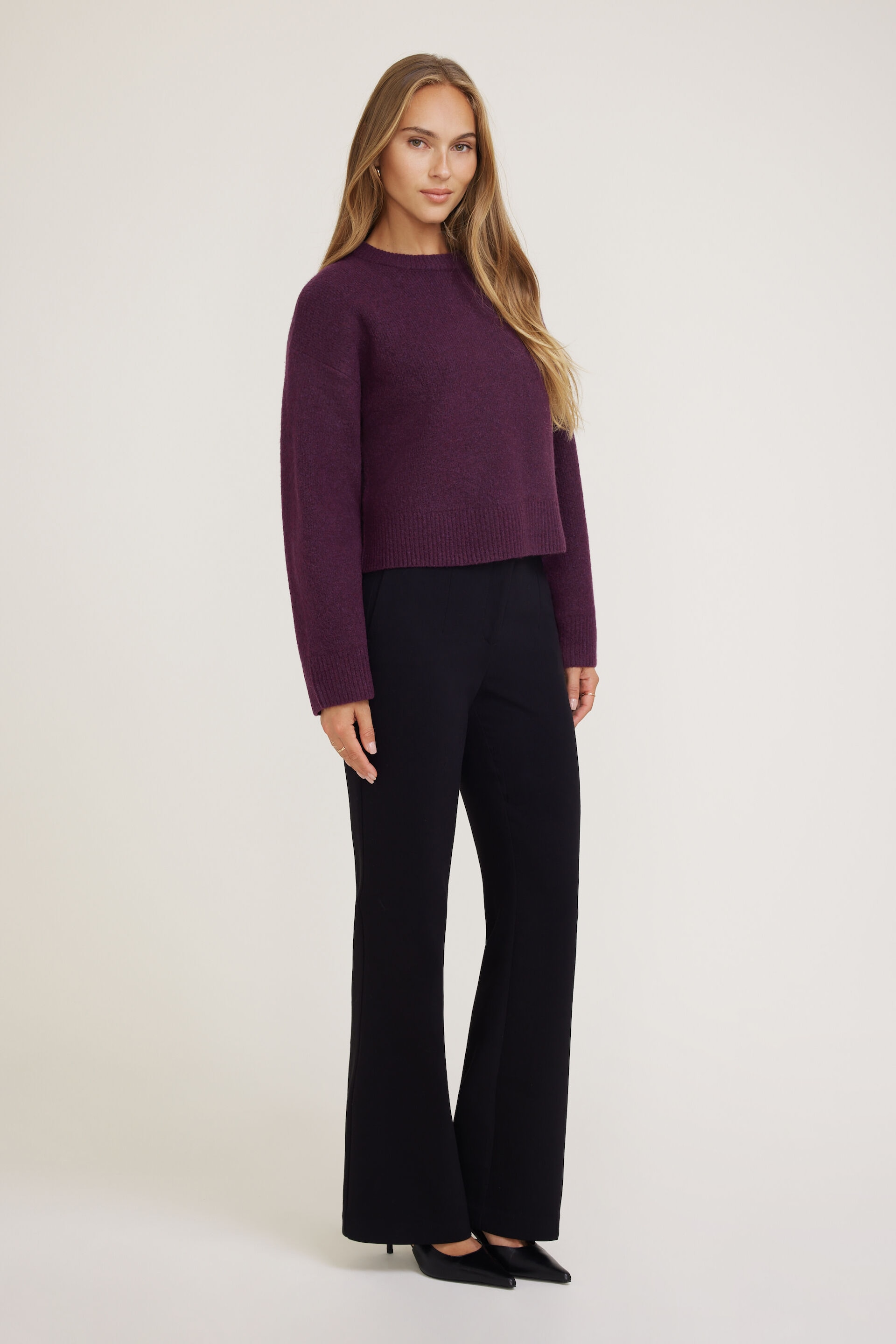 Jane Boxy Crewneck Sweater