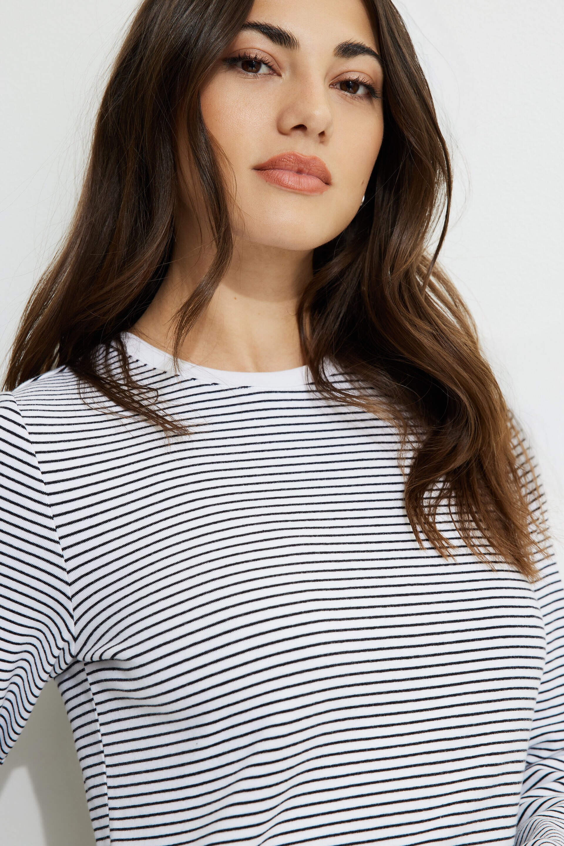 Striped Long Sleeve T Shirt