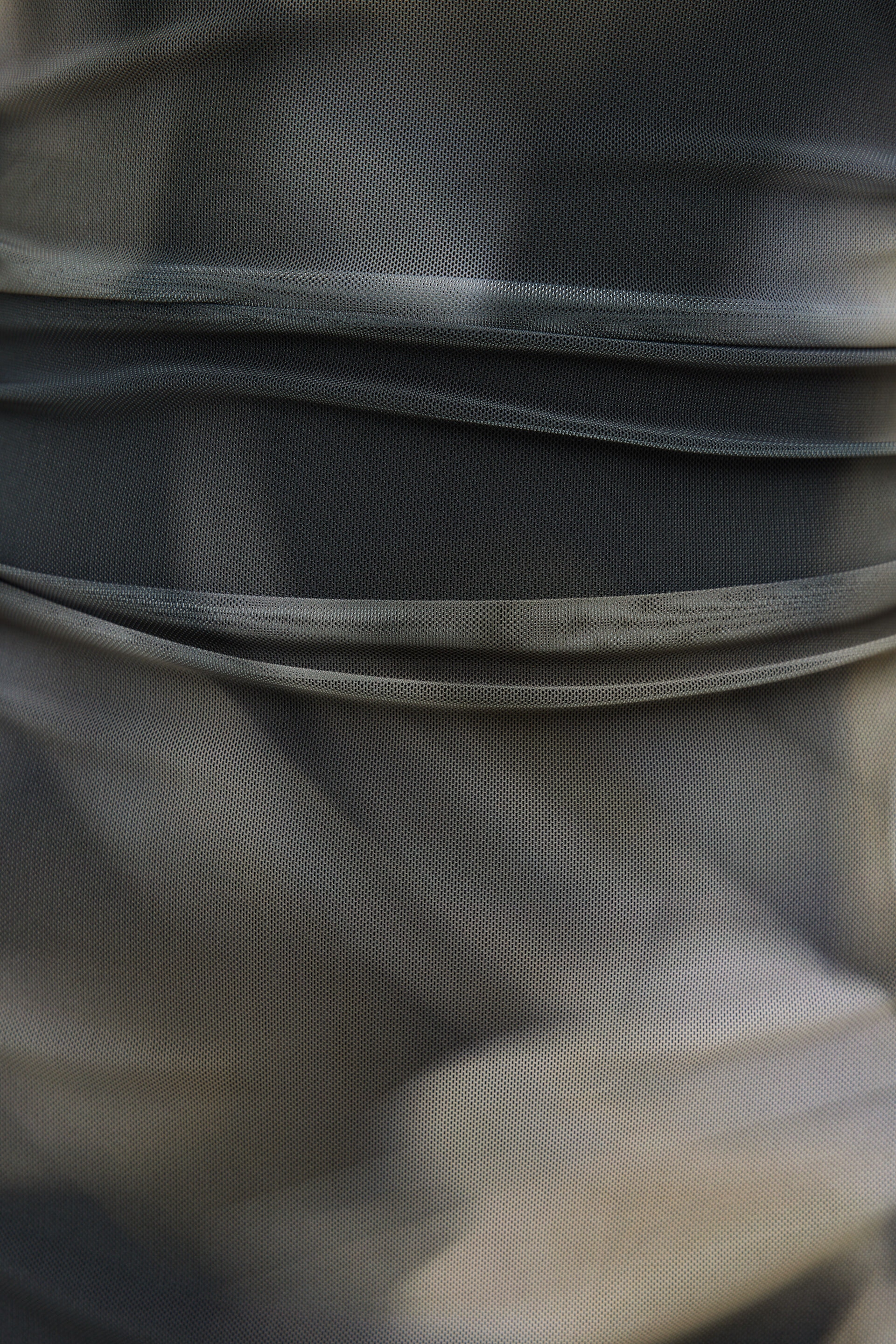 Katia Mesh Long Sleeve Mini Dress