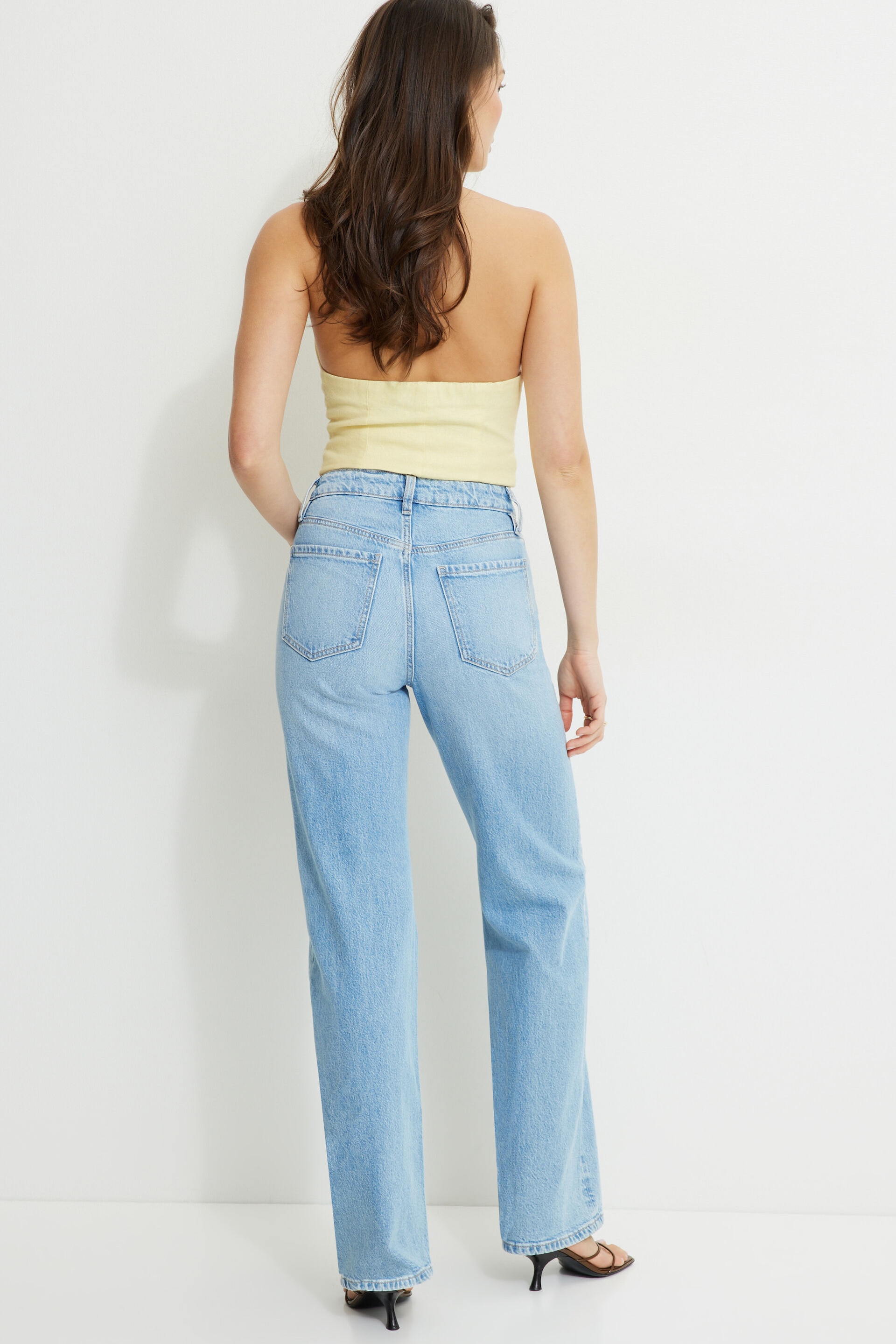 Heidi High Rise Wide Leg Jeans
