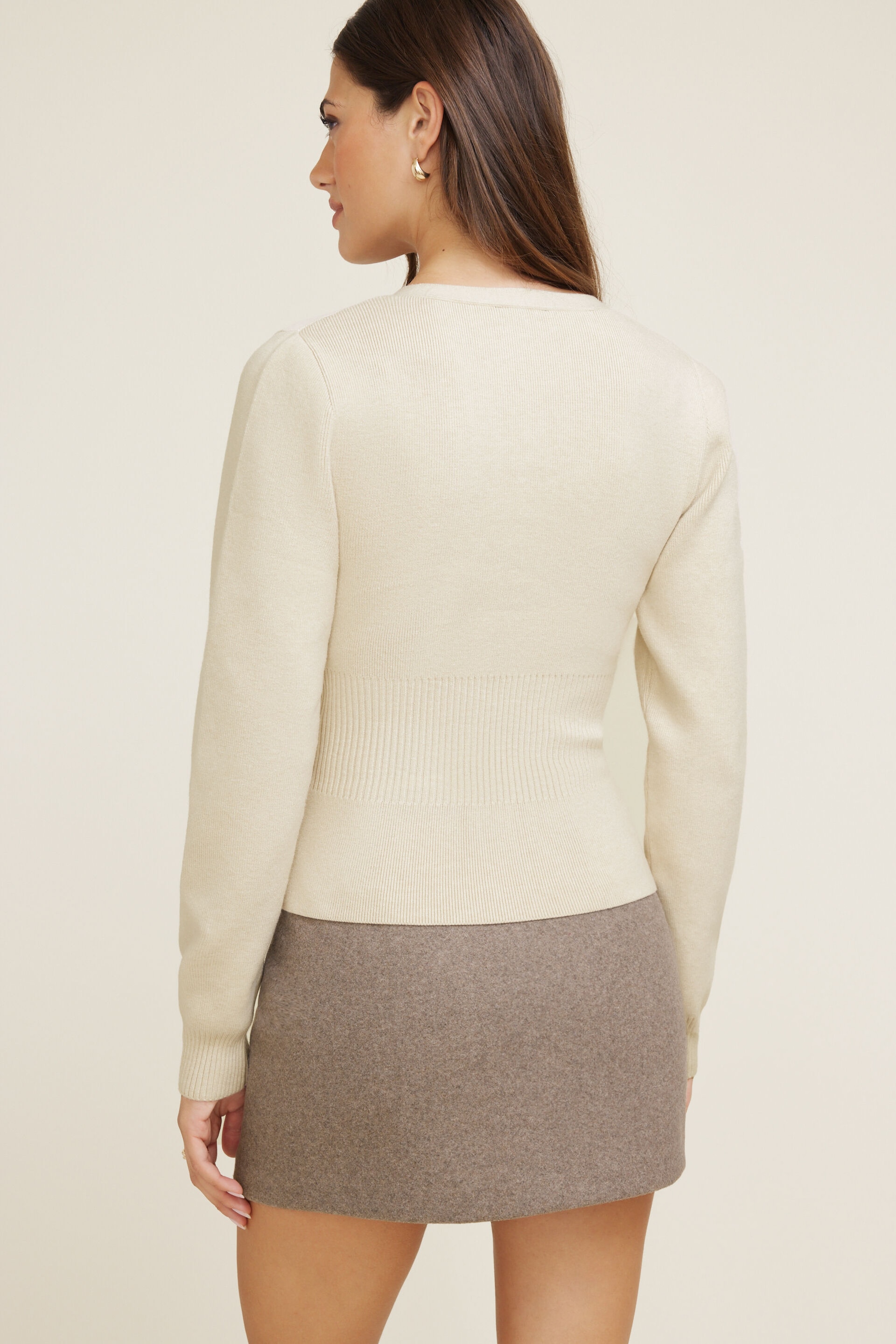 Cinched Waist Cardigan