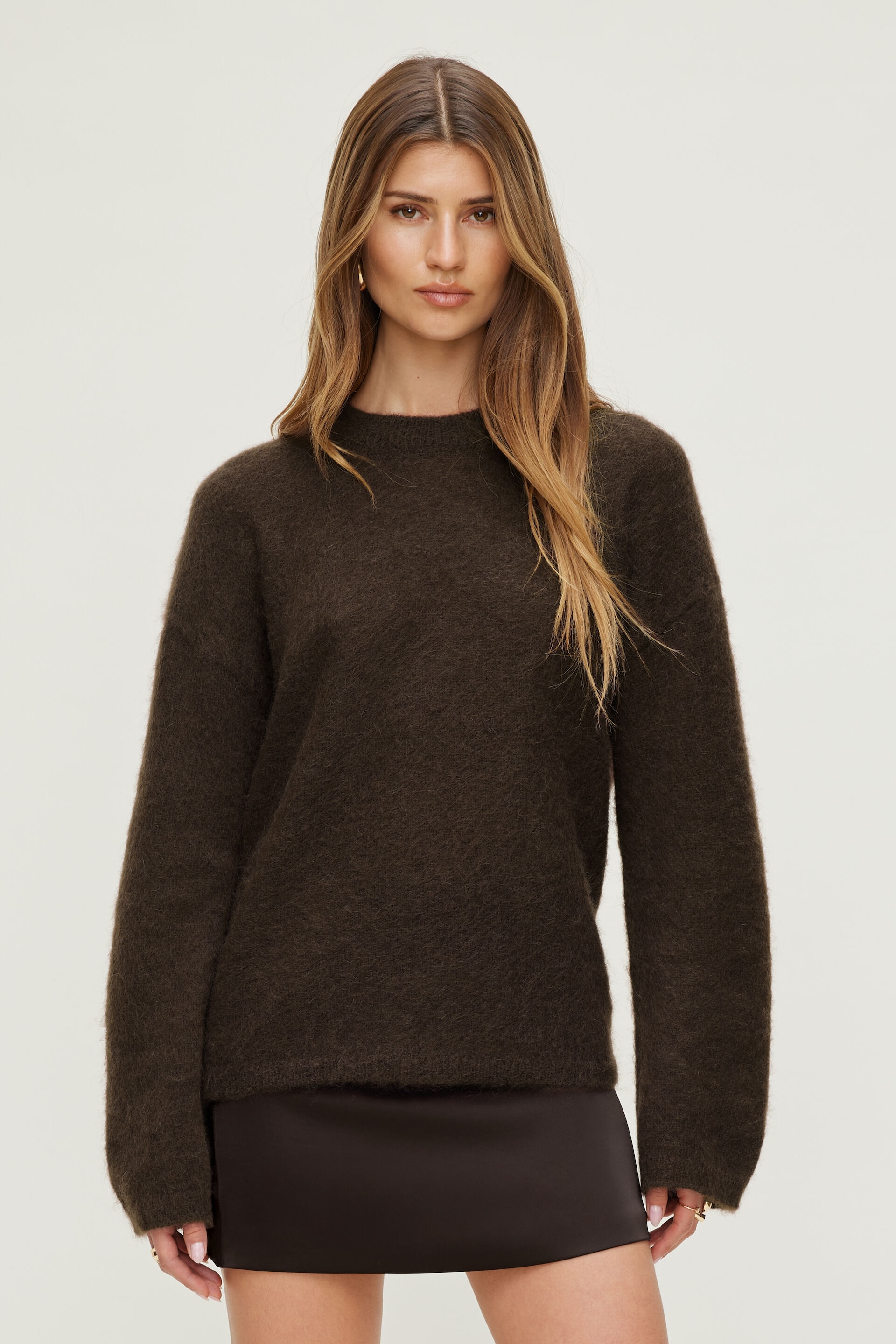 Premium Mohair Wide Sleeve Sweater