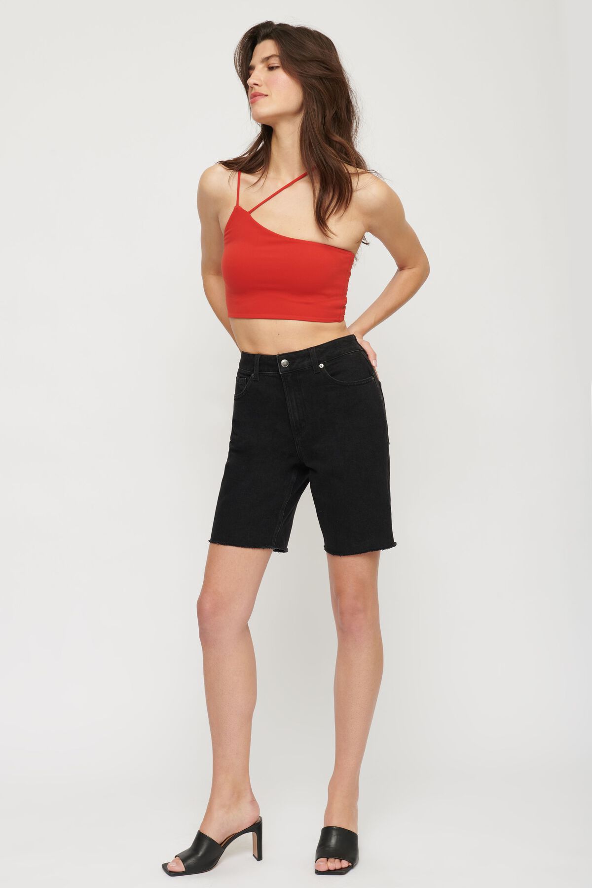 Dynamite Asymmetrical Mini Tube Top. 3