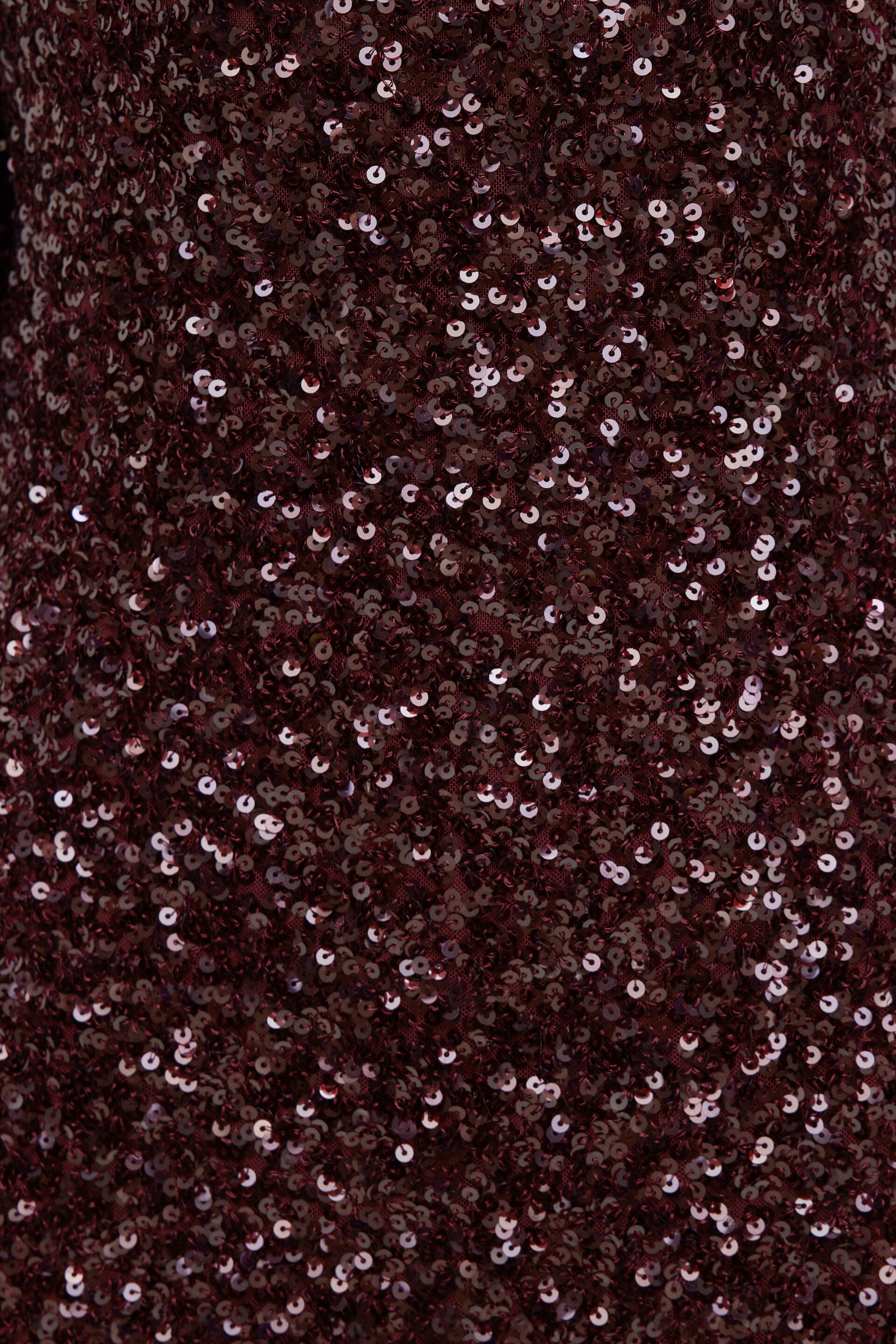 Sequin Cowl Back Mini Dress