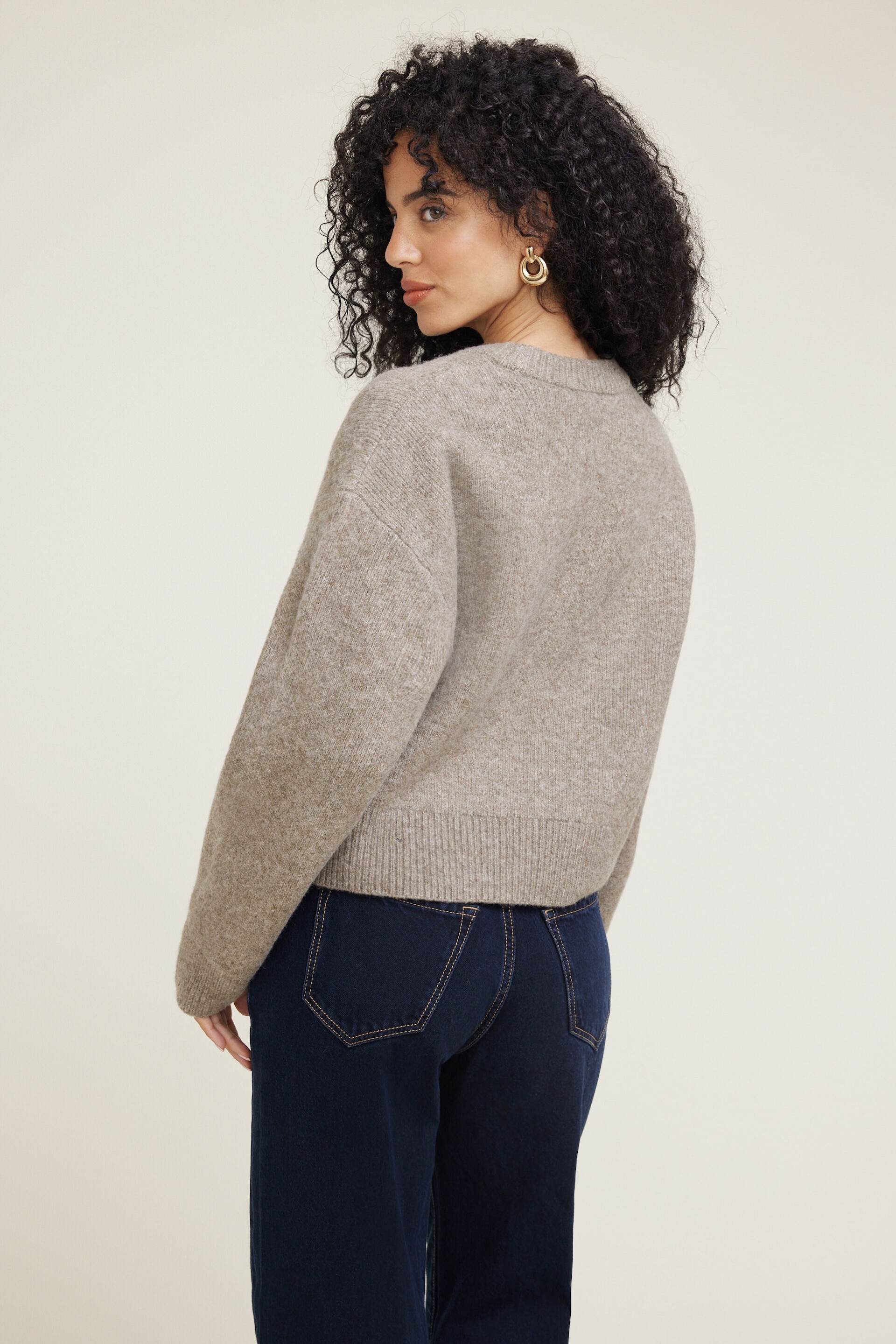 Jane Boxy Crewneck Sweater