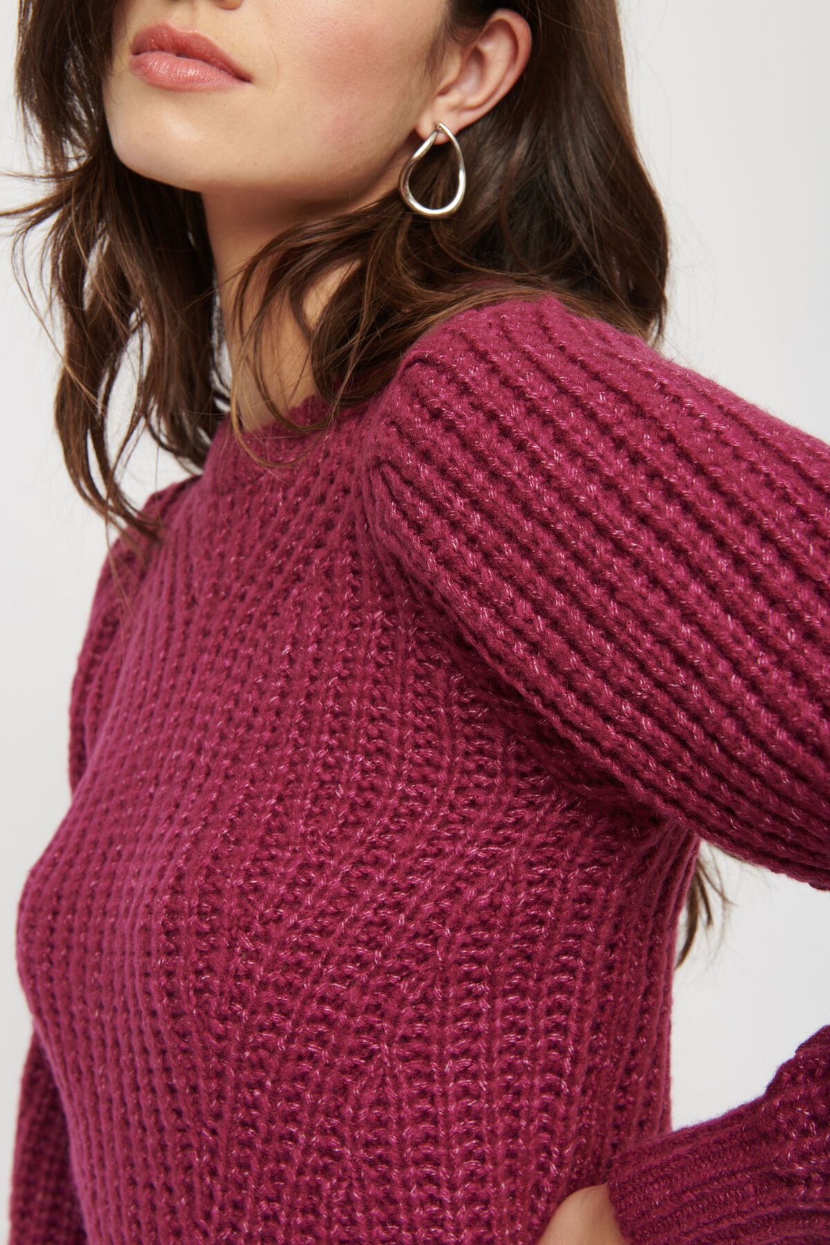 Dynamite Puff Sleeve Knit Sweater. 2 Dynamite Puff Sleeve Knit Sweater. 2