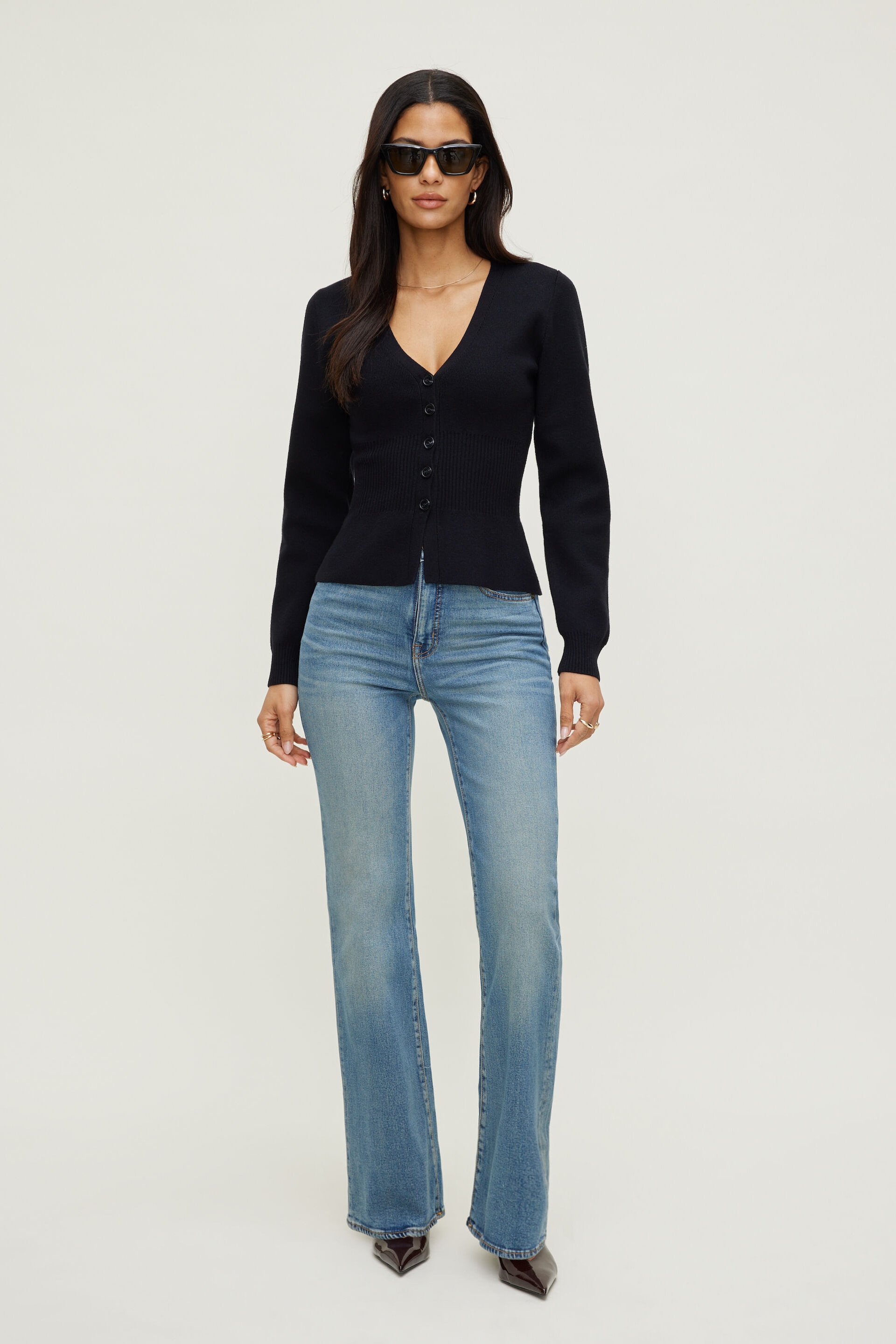 Cardigan à taille cintrée