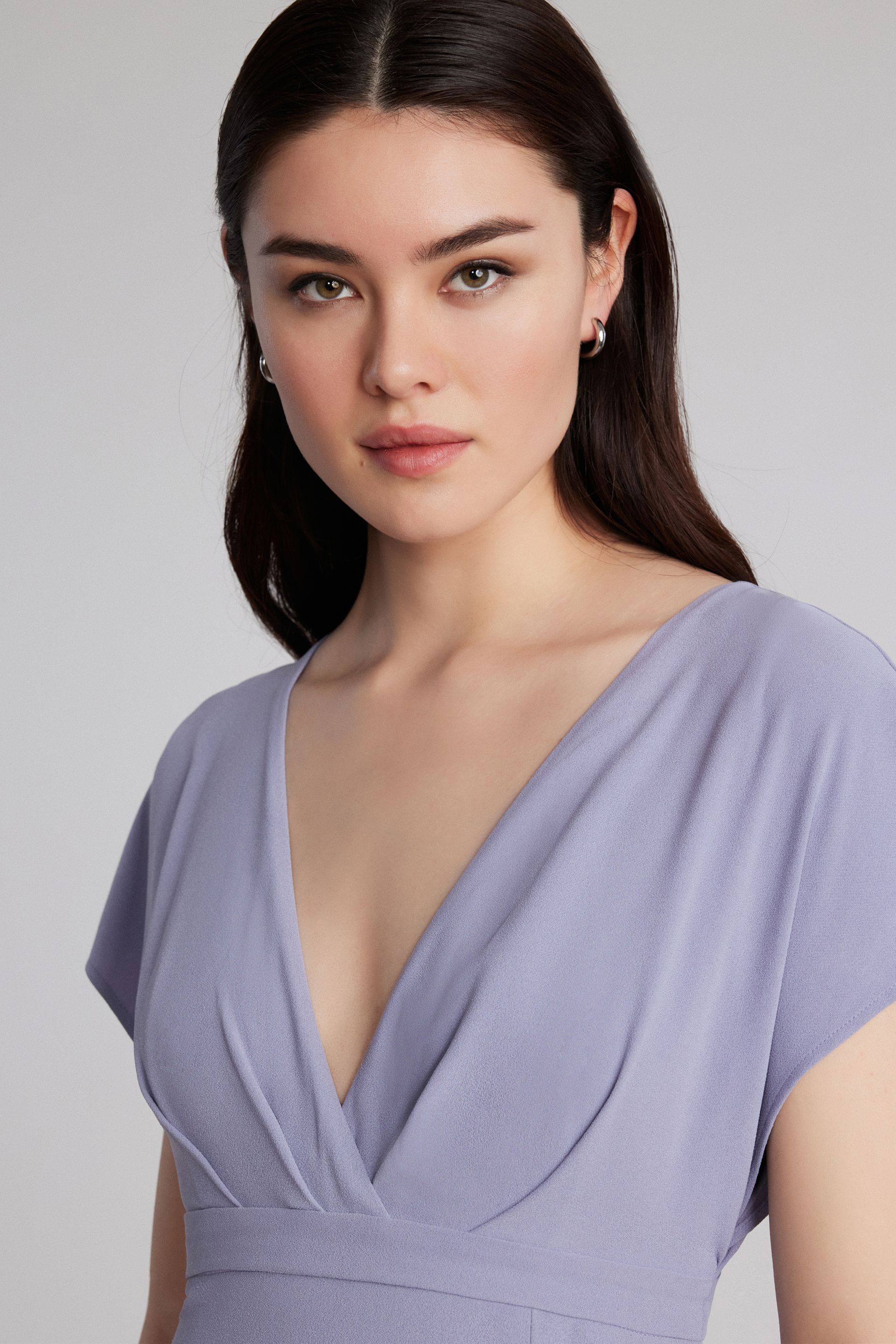 Robe cache-cœur maxi