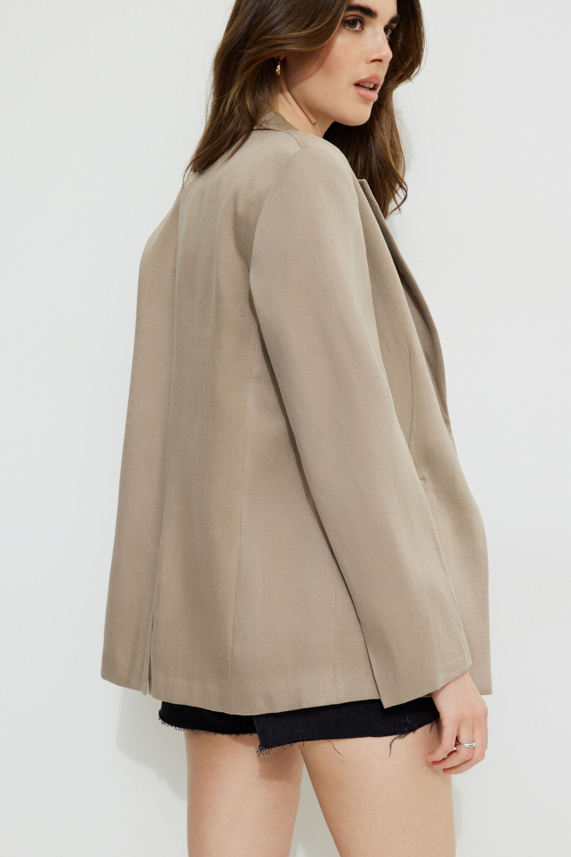 Straight Single Breasted Blazer