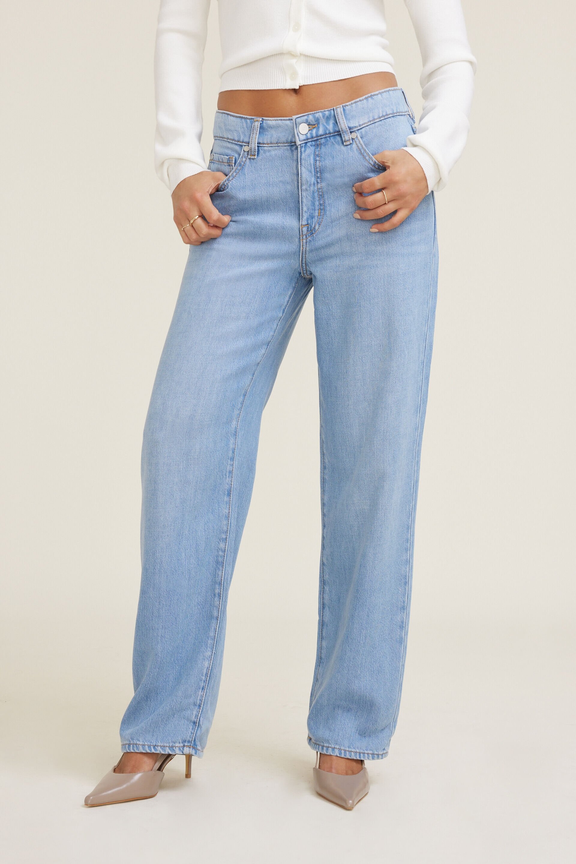 Mika Mid Rise Relaxed Tencel™ Jeans