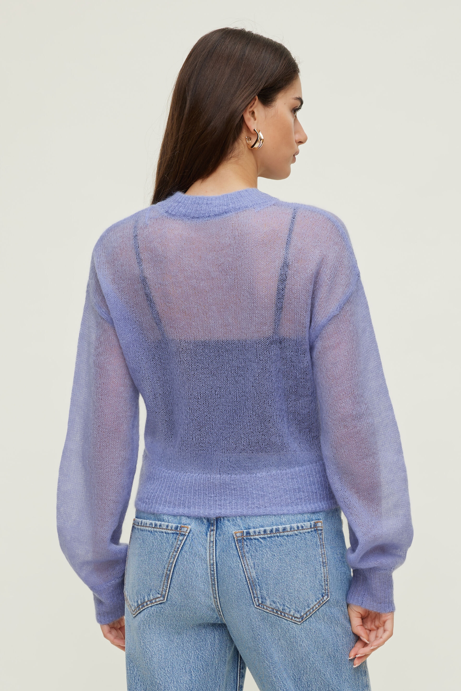 Premium Mohair Balloon Sleeve Sweater