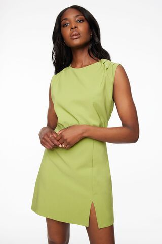 Sleeveless Mini Dress Green | Dynamite