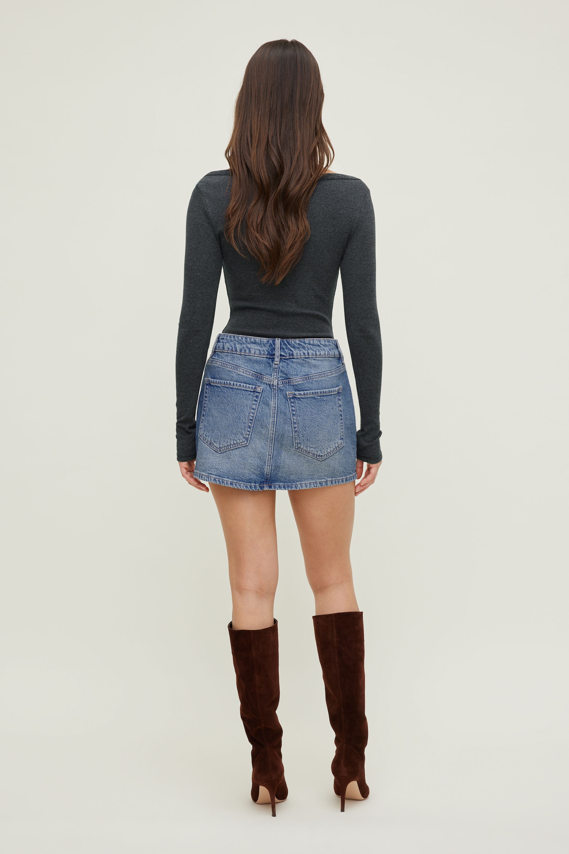 Gia Mini Denim Skort