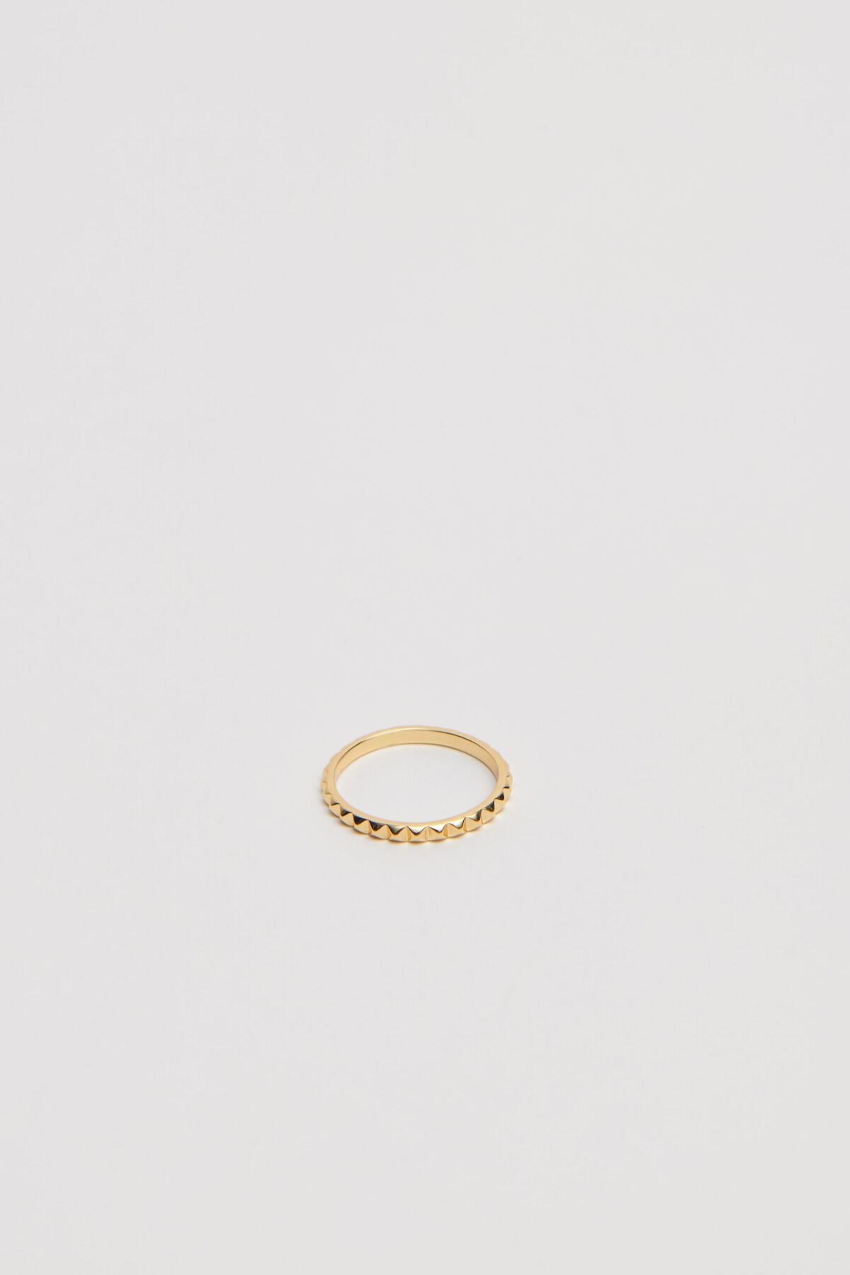 Dynamite 14K Gold Plated Micro Studded Ring. 3