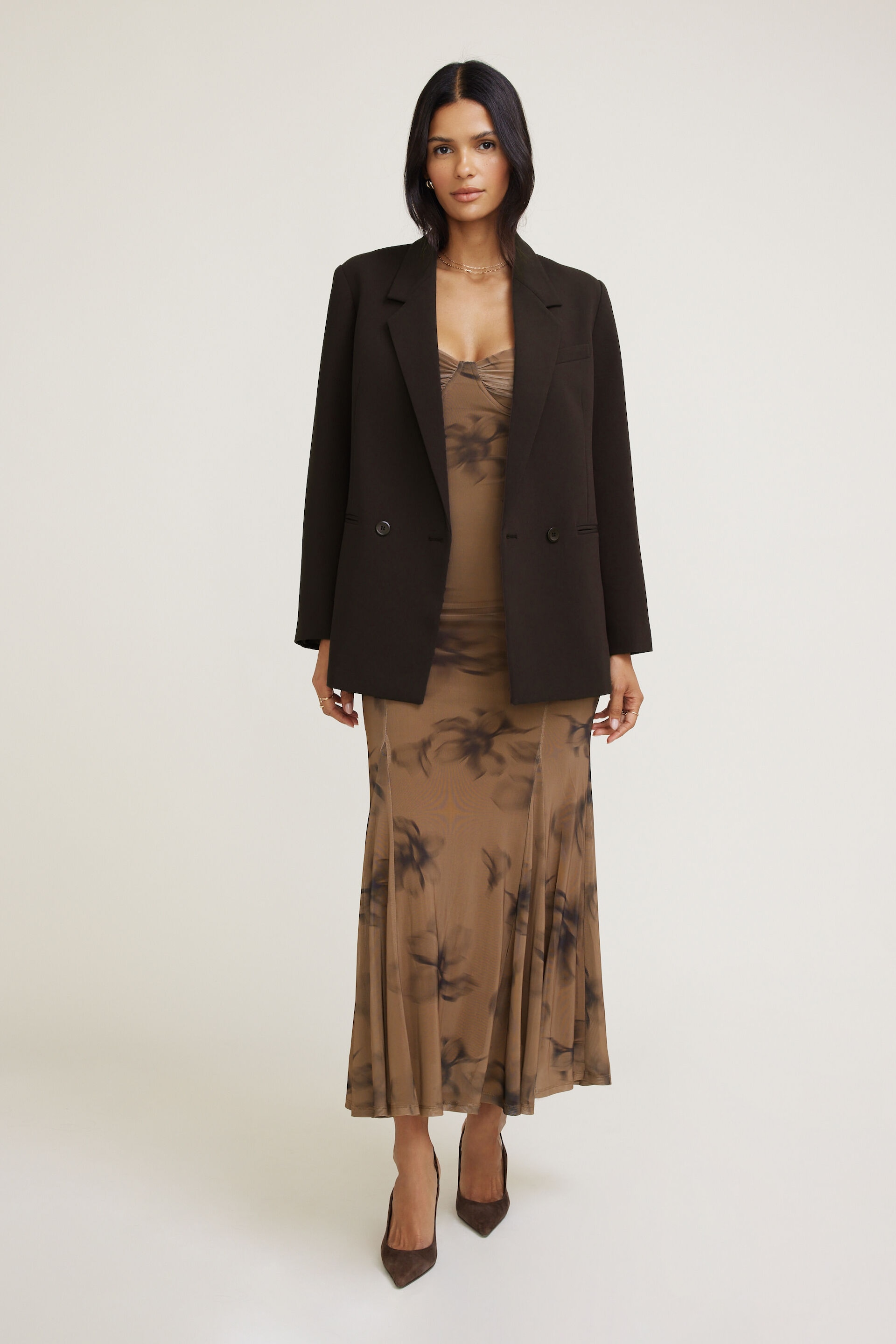 Monet Mesh Maxi Dress