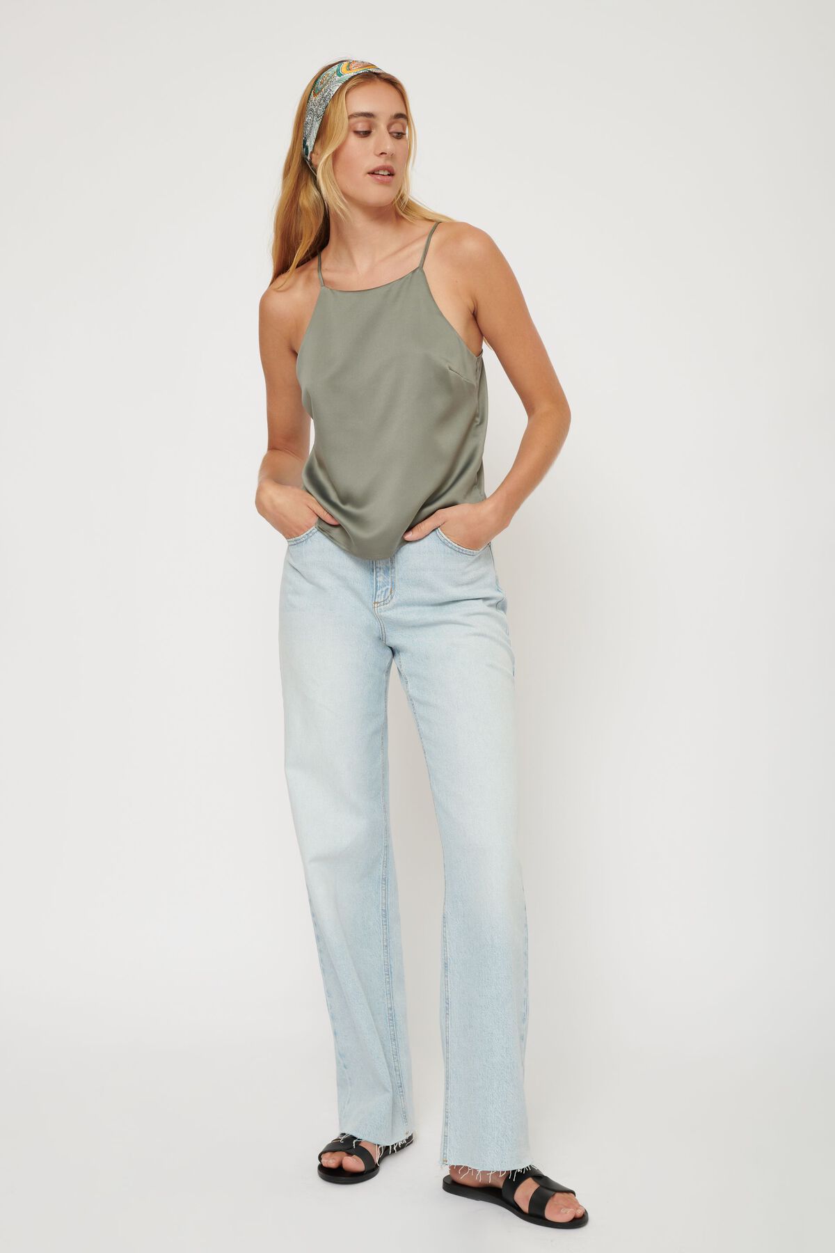 Dynamite Satin Halter Cami. 3