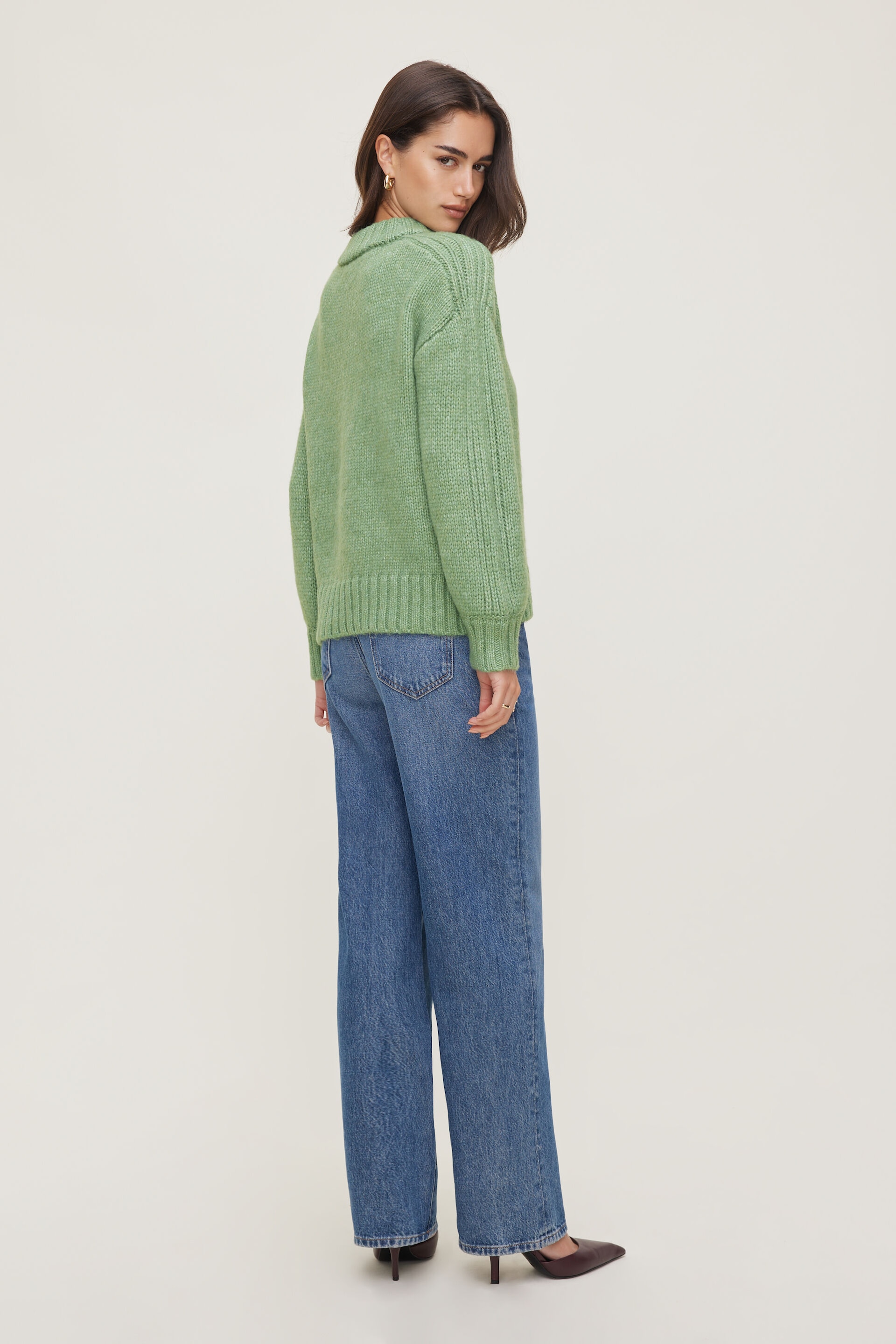 Mabel Chunky Crewneck Sweater