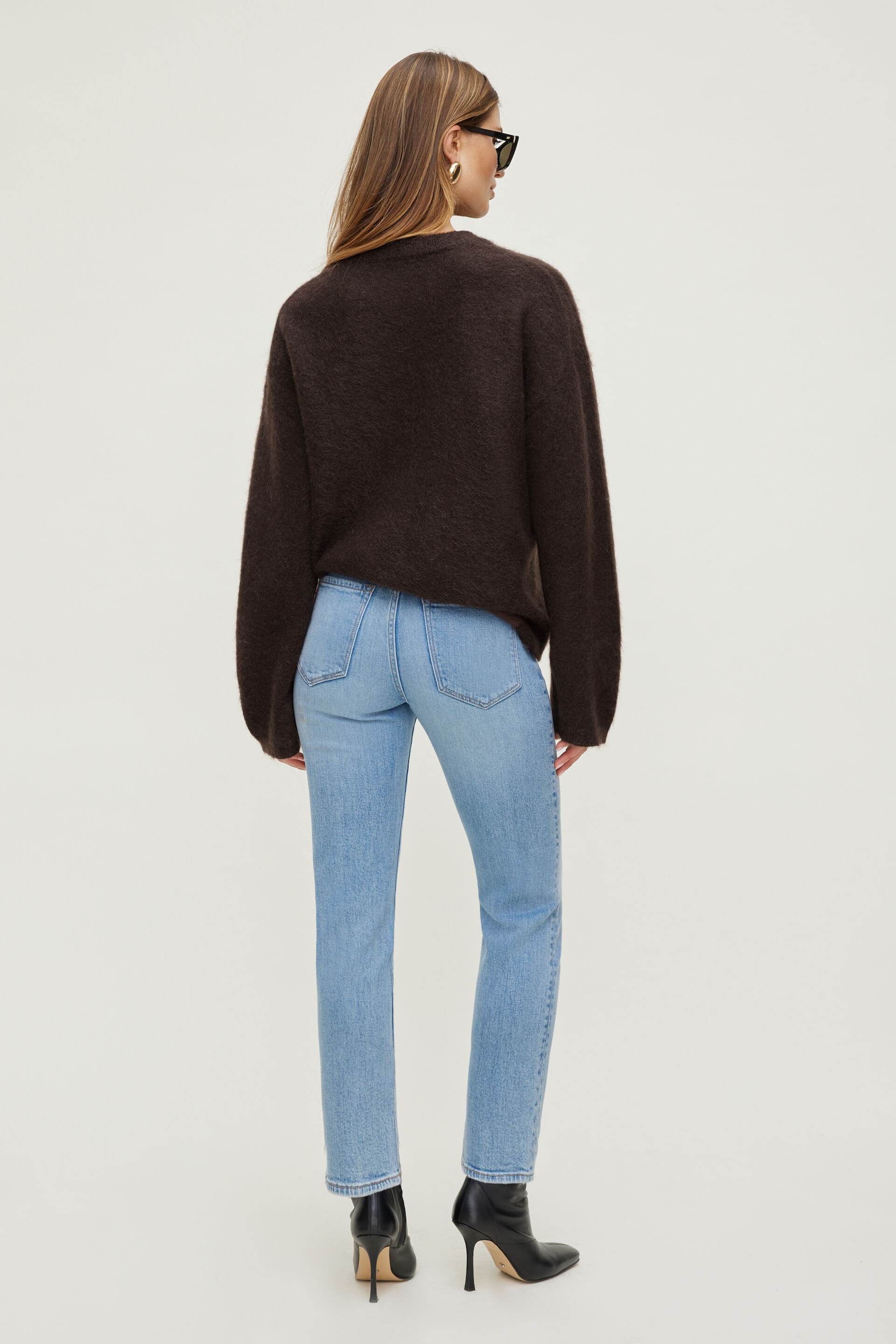 Frenchie Stretch High Rise Slim Leg Jeans