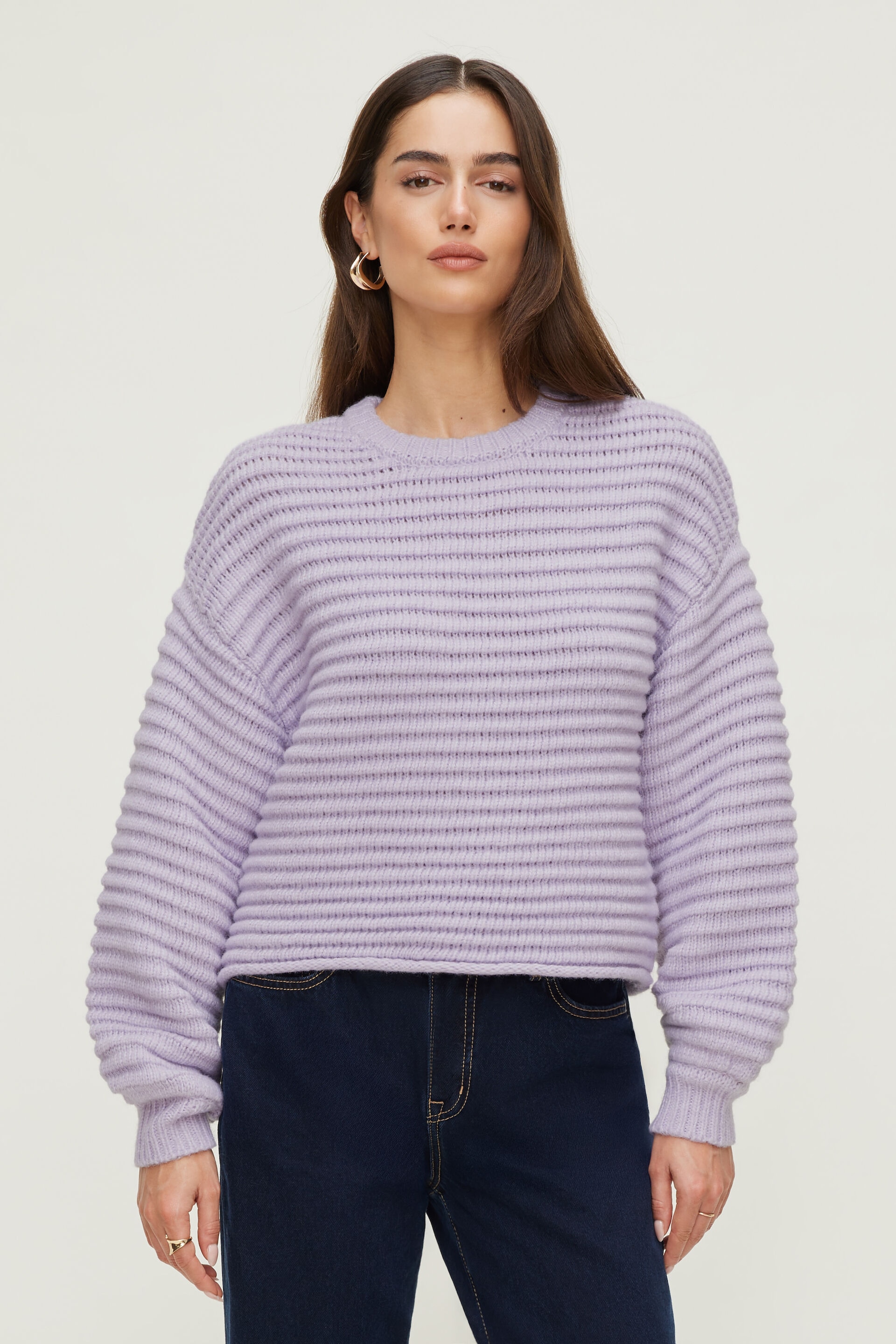 Chandail en tricot côtelé Lorelai