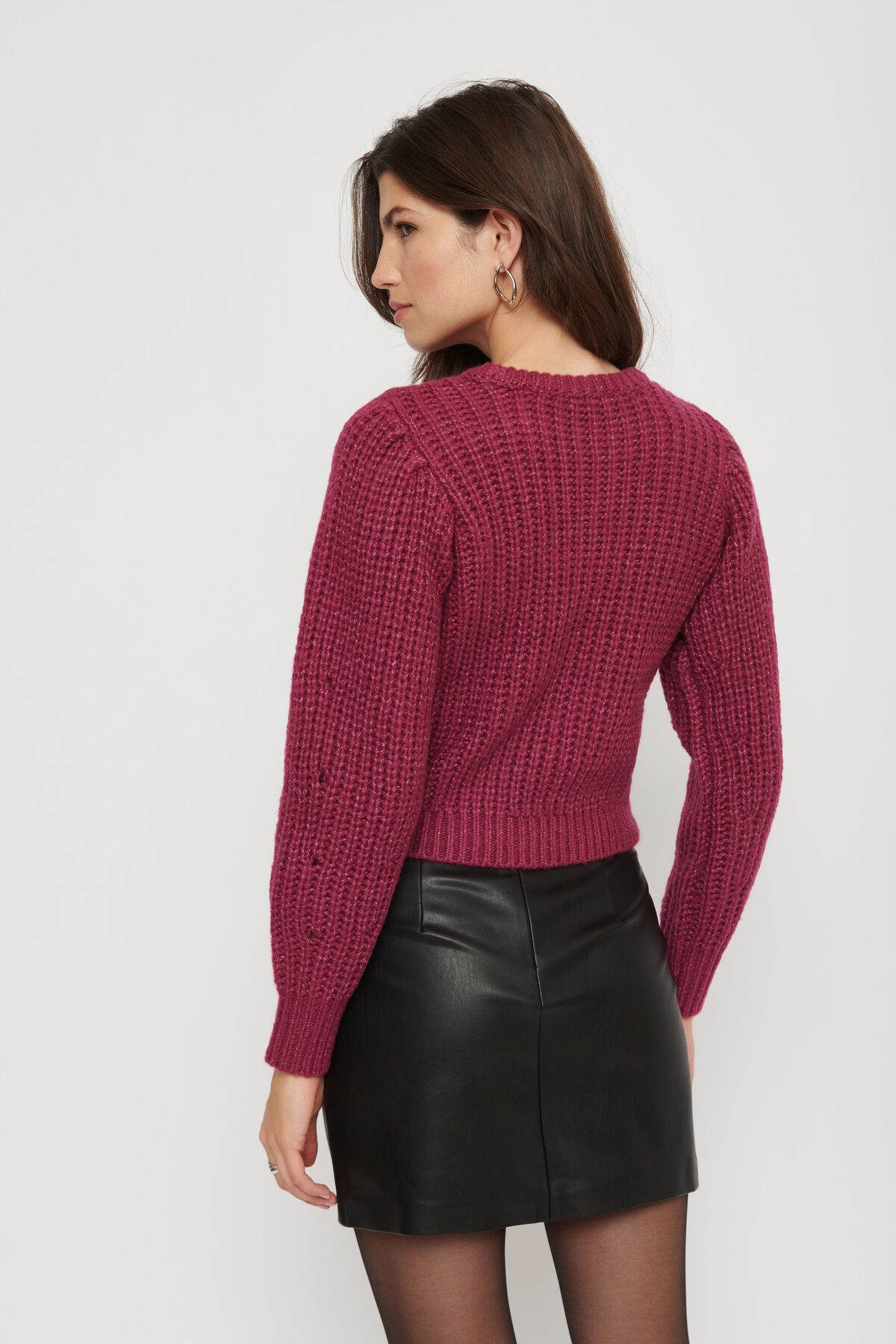 Dynamite Puff Sleeve Knit Sweater. 4 Dynamite Puff Sleeve Knit Sweater. 4