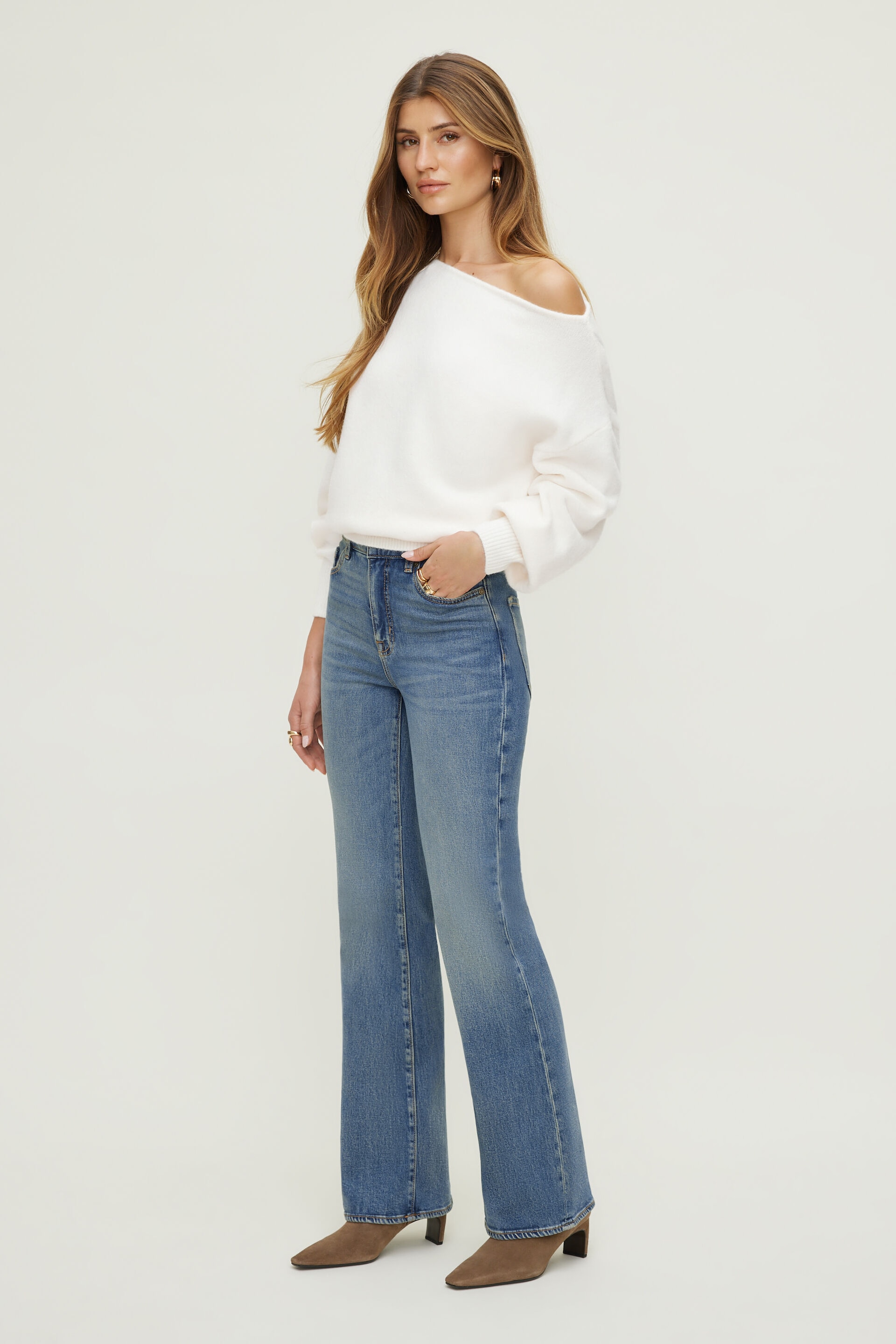 Off Shoulder Sweater