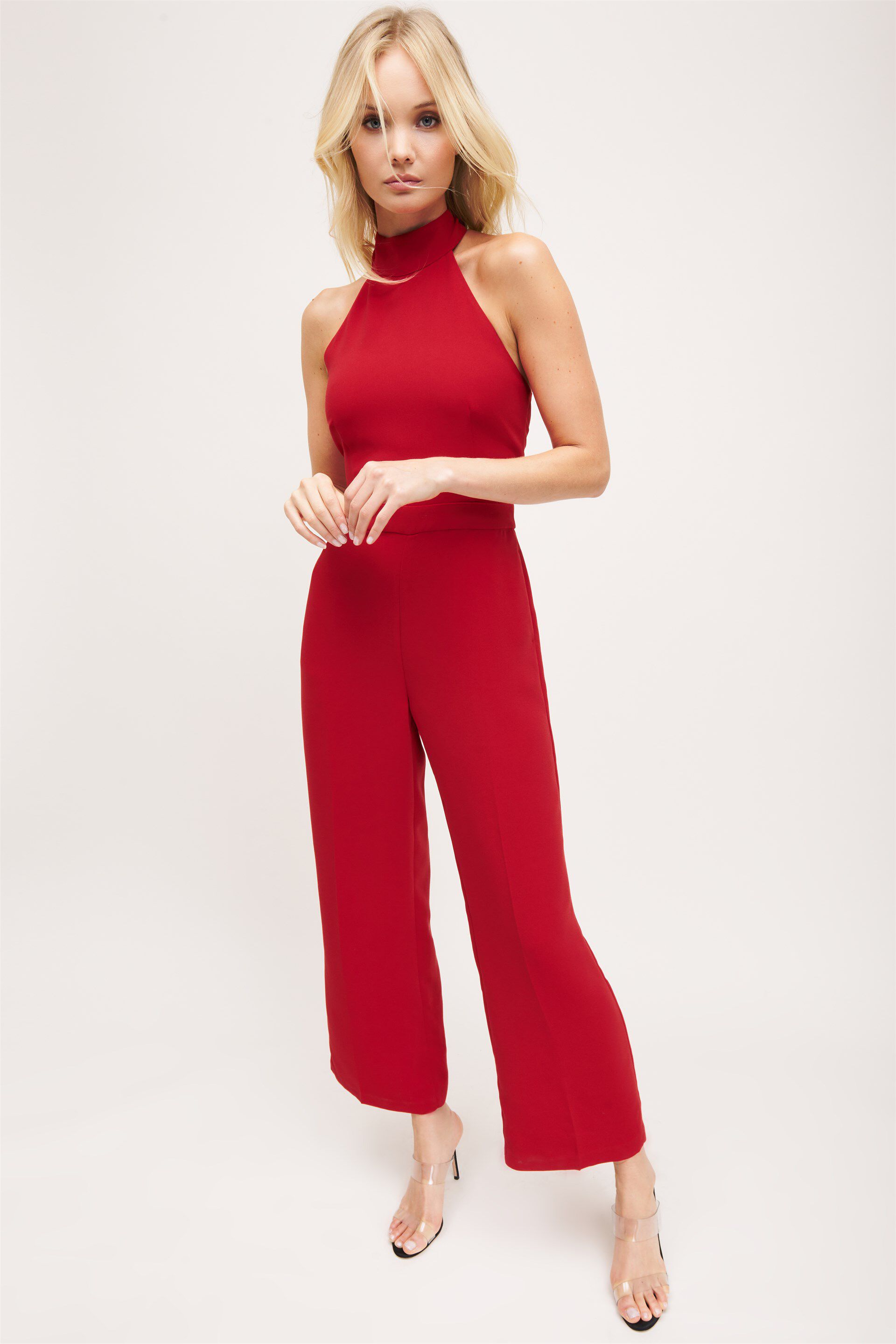 Dynamite red jumpsuit Clearance