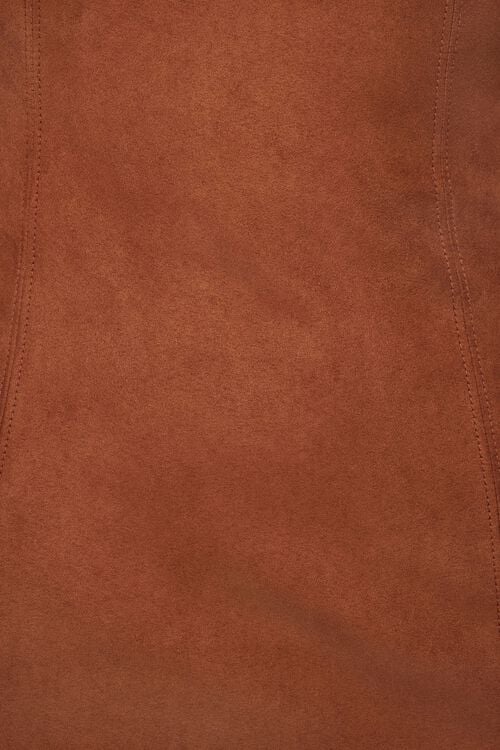 Alternative view # 3 of Dynamite Clearance Amira Faux Suede Maxi Dress in Tortoise Shell