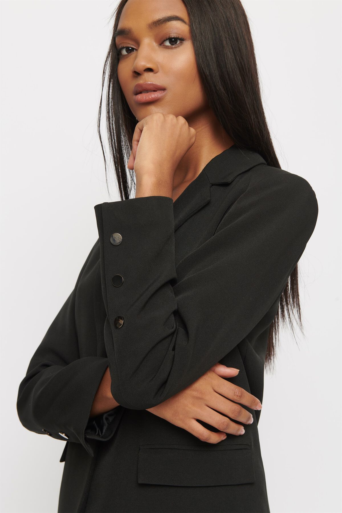 Dynamite Structured Blazer With Snaps 10005265306V