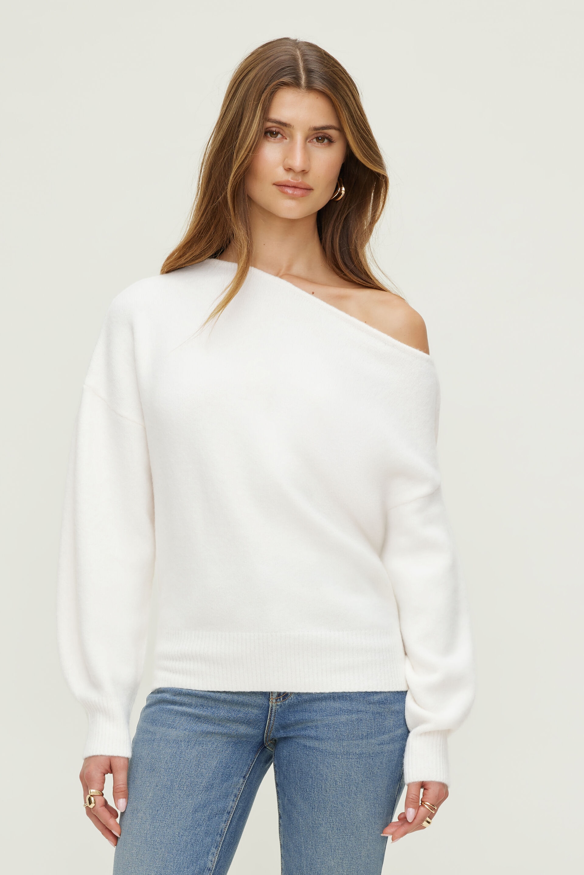 Off Shoulder Sweater