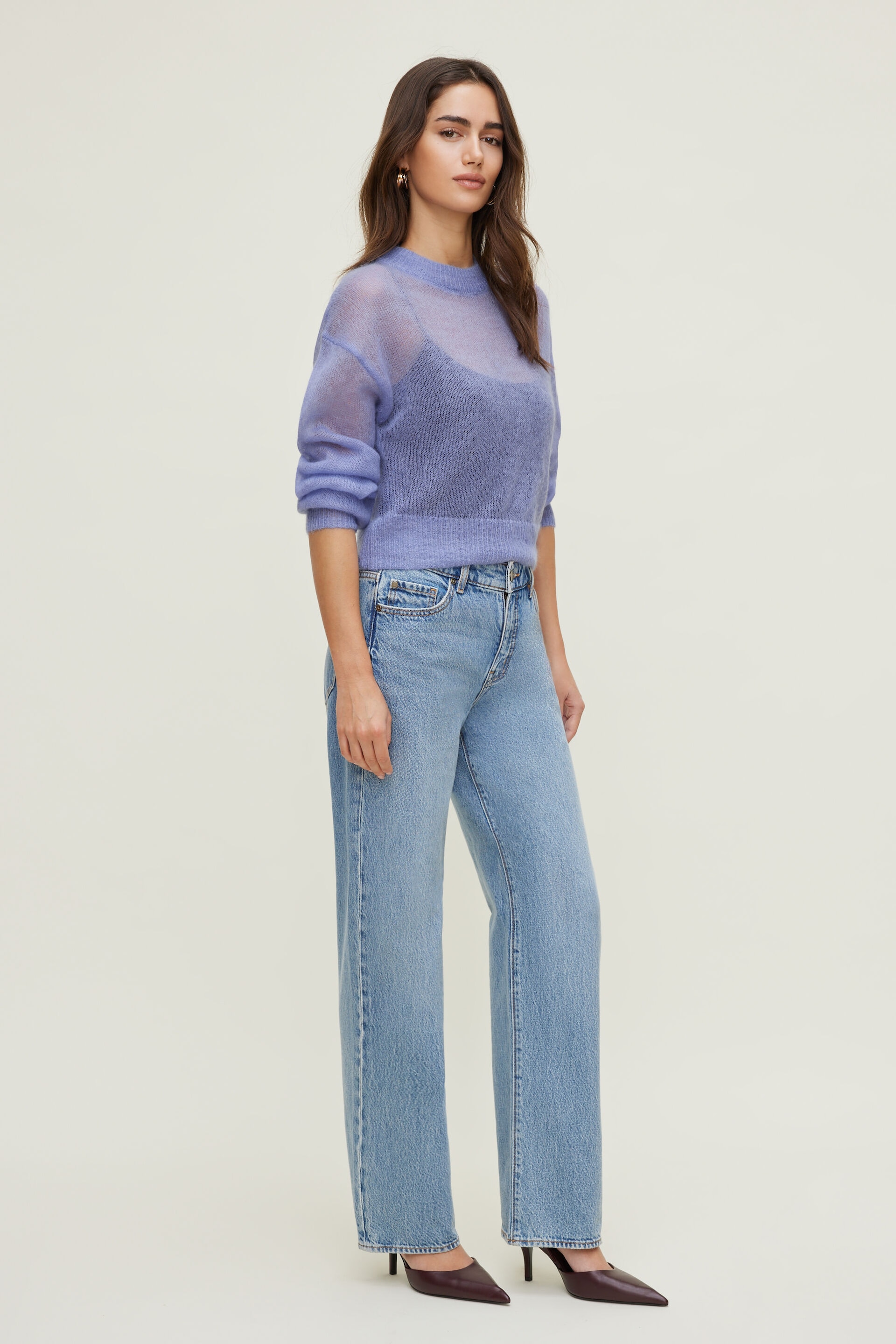 Premium Mohair Balloon Sleeve Sweater