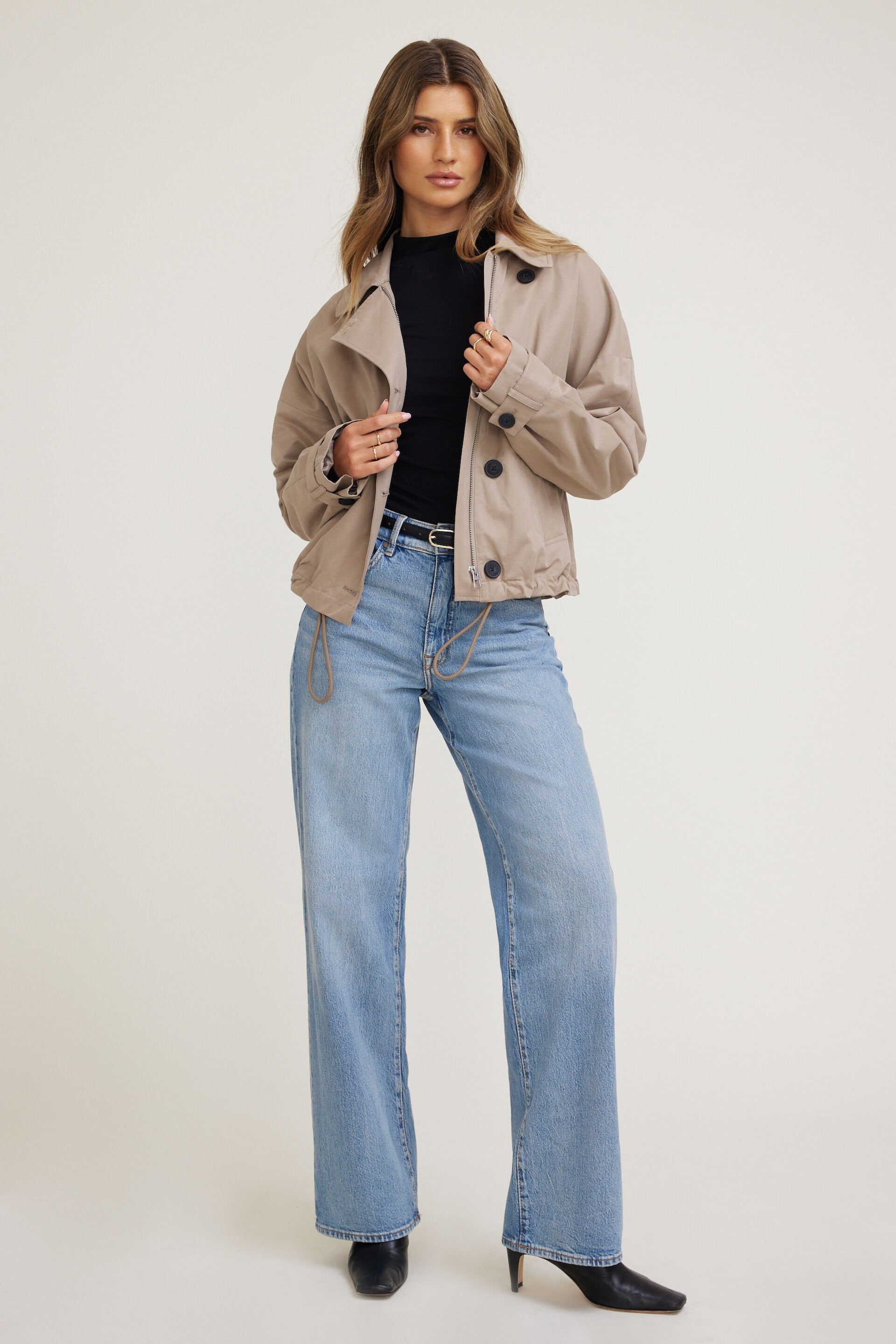 Mock Neck Long Sleeve Top