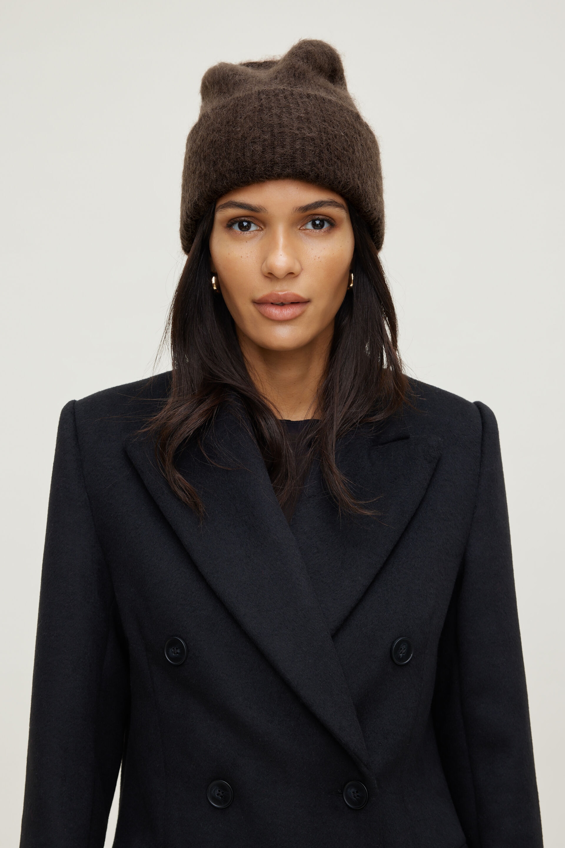 Premium Hairy Mohair Beanie