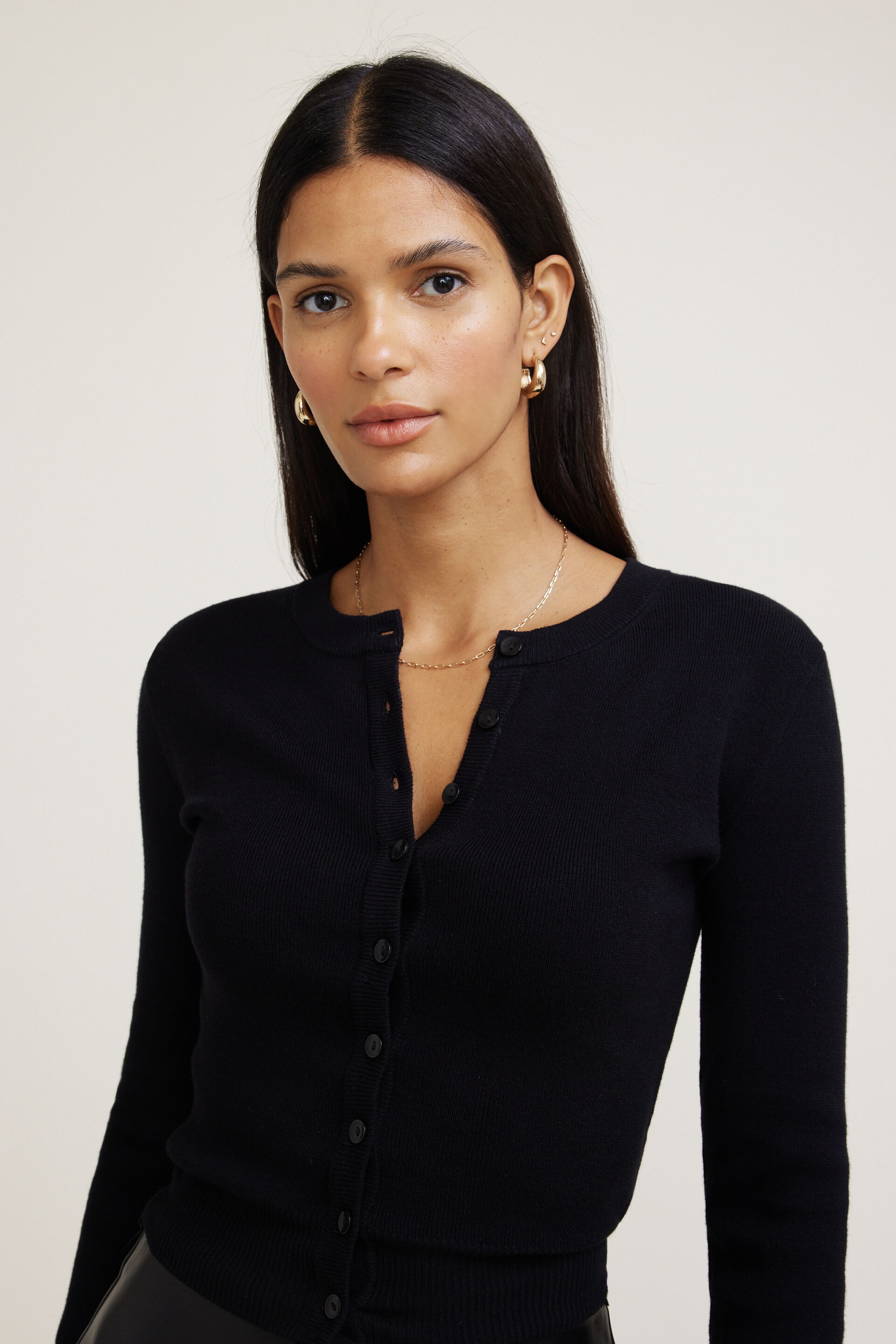 Rebecca Crewneck Cardigan