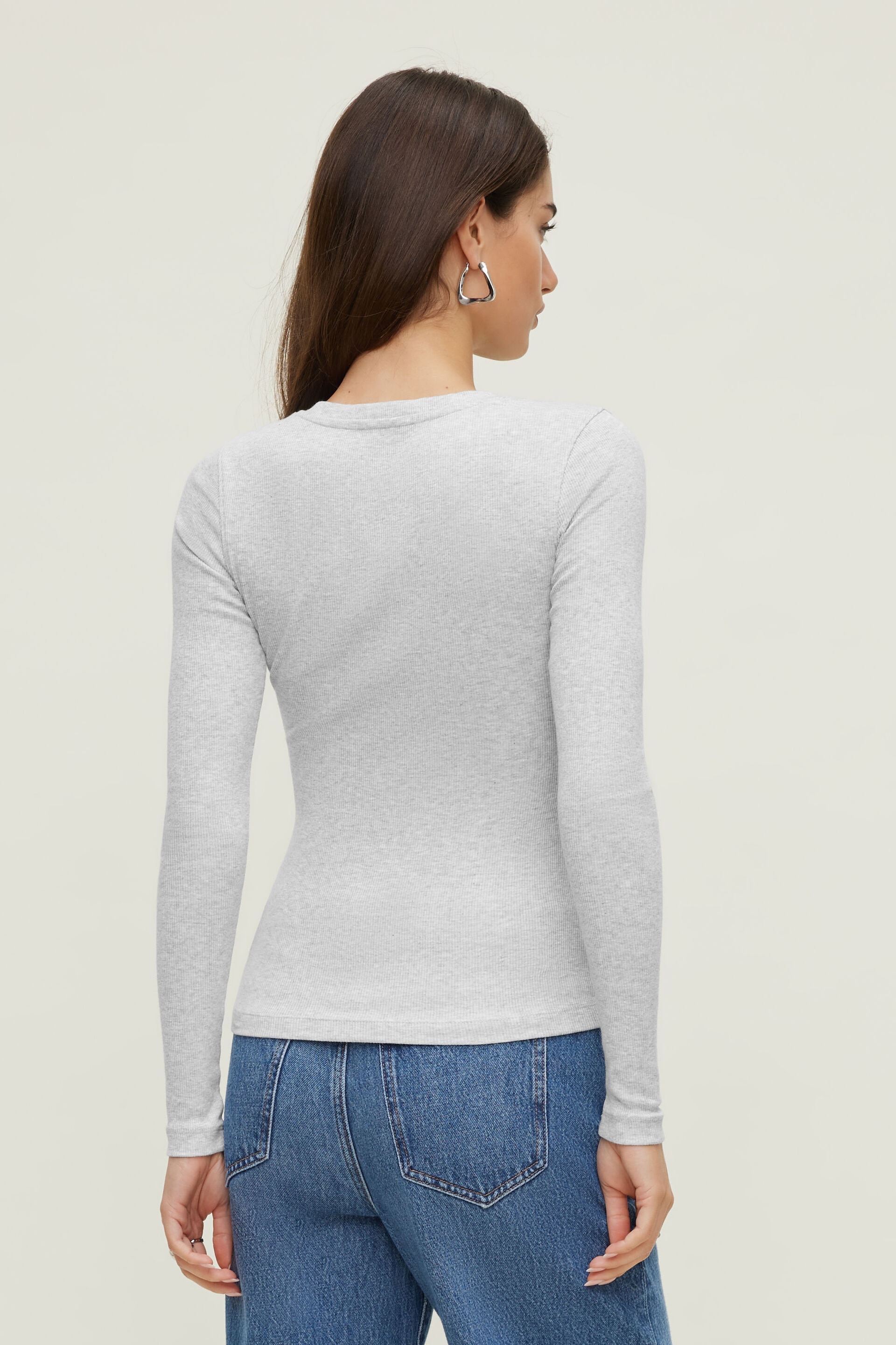 Tedi Ribbed Long Sleeve T Shirt