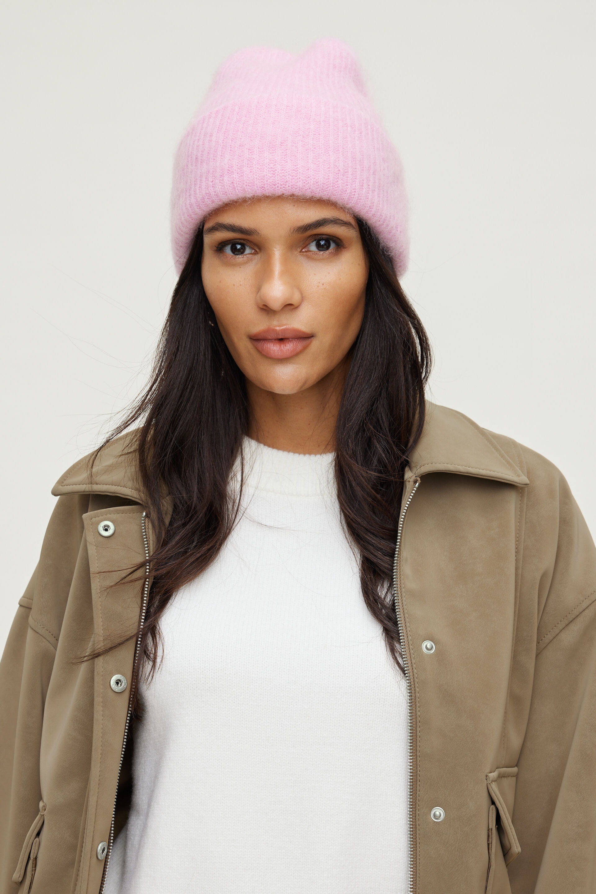 Premium Hairy Mohair Beanie