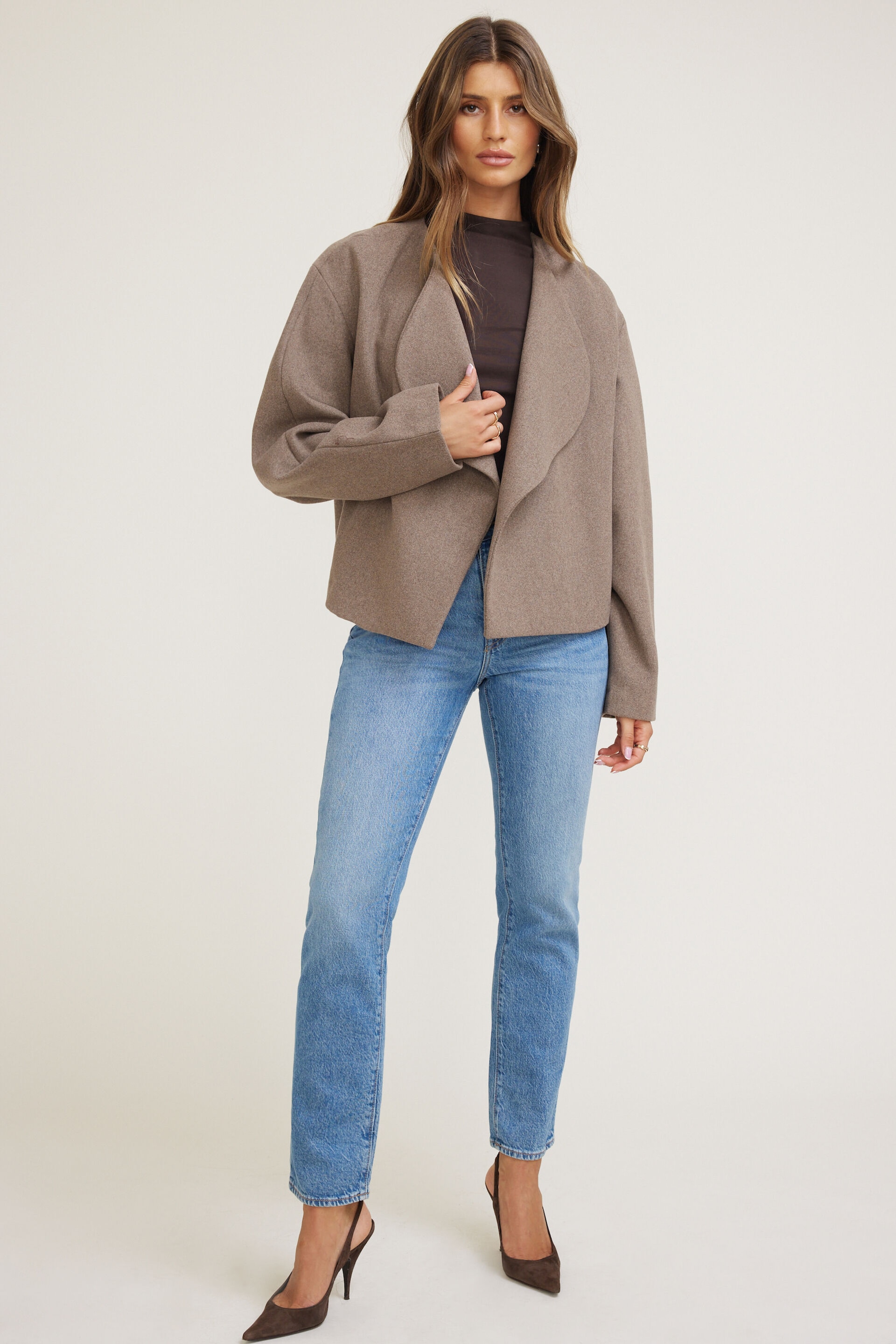 Mock Neck Long Sleeve Top
