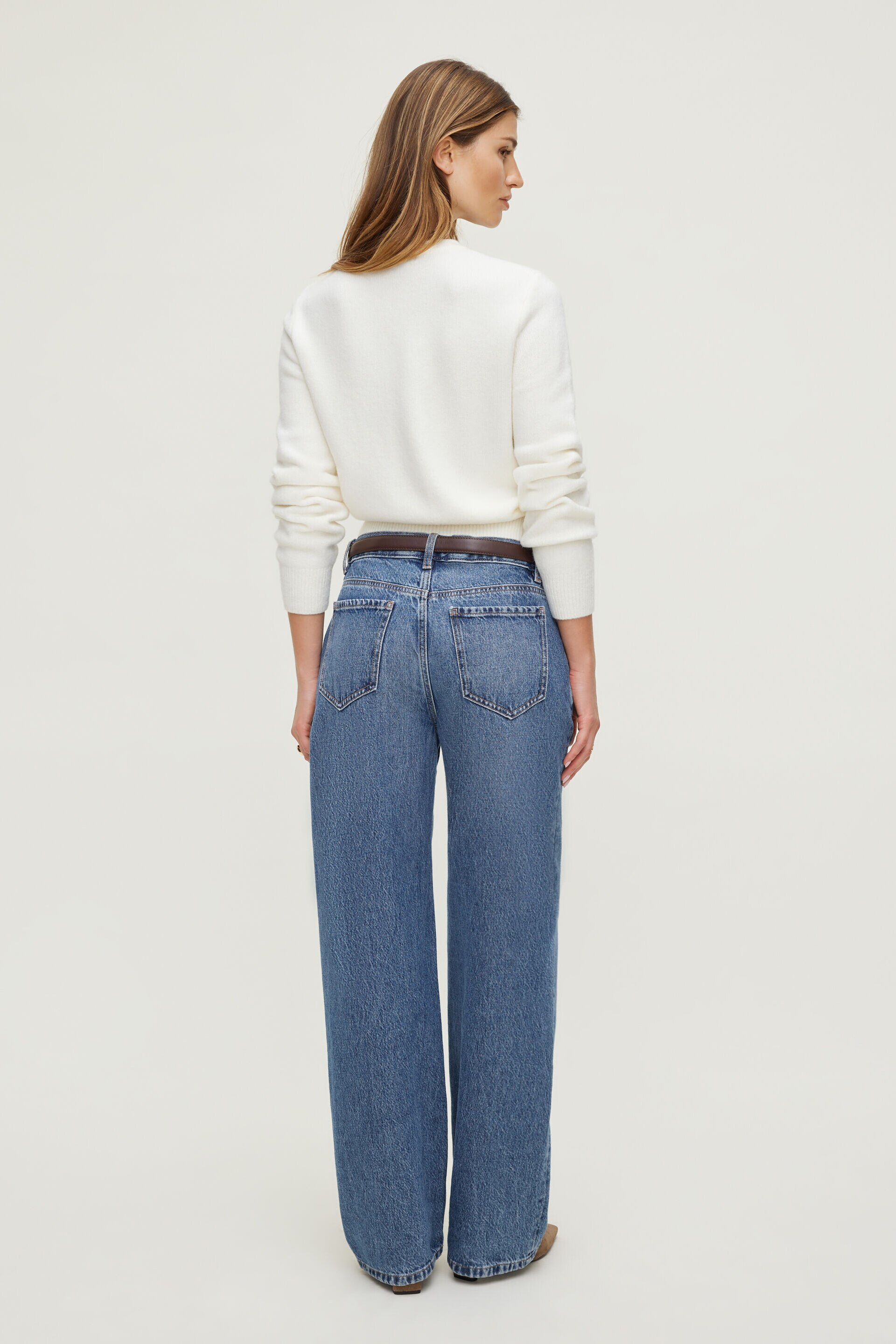 Cardigan à col rond Rebecca