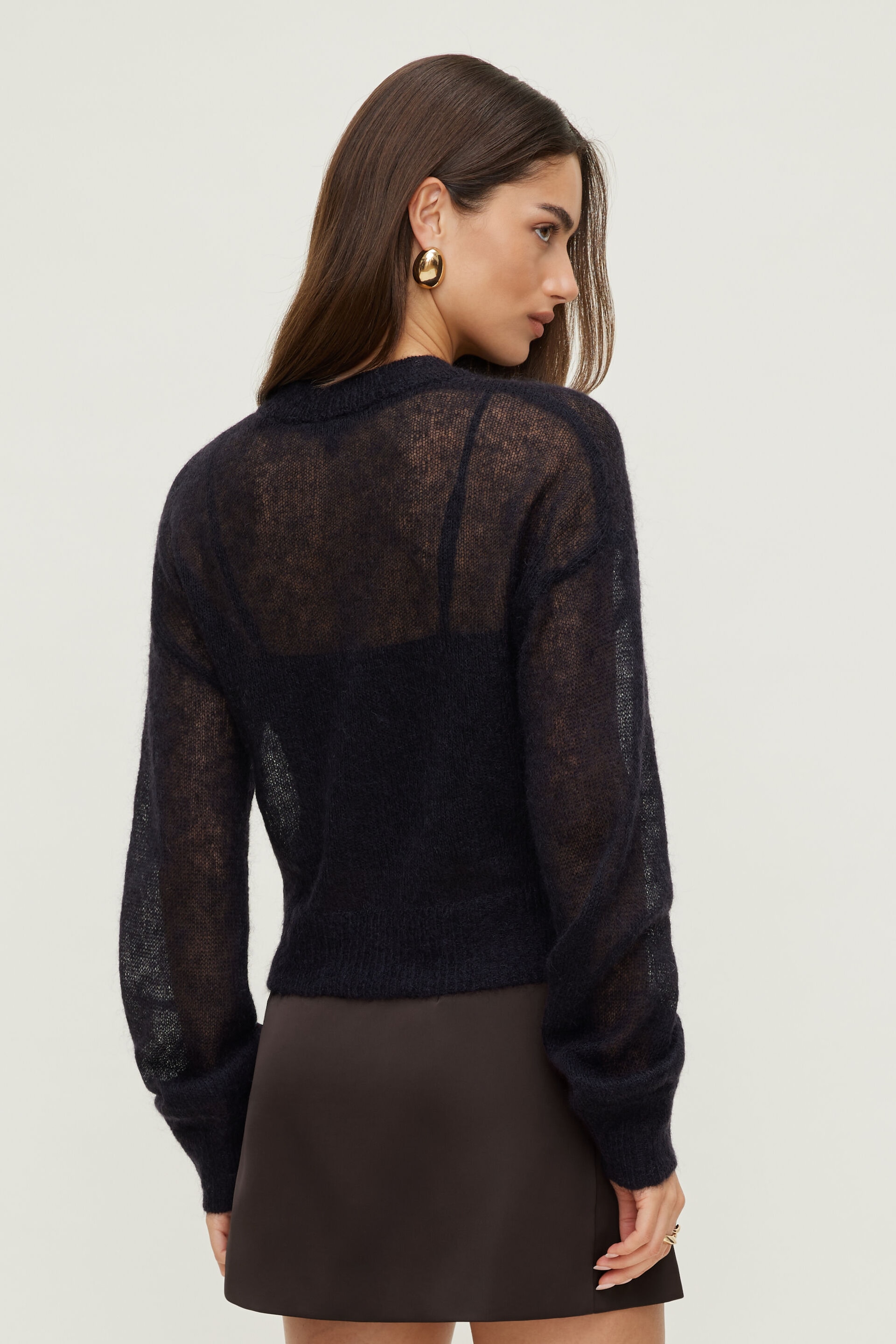 Premium Mohair Balloon Sleeve Sweater