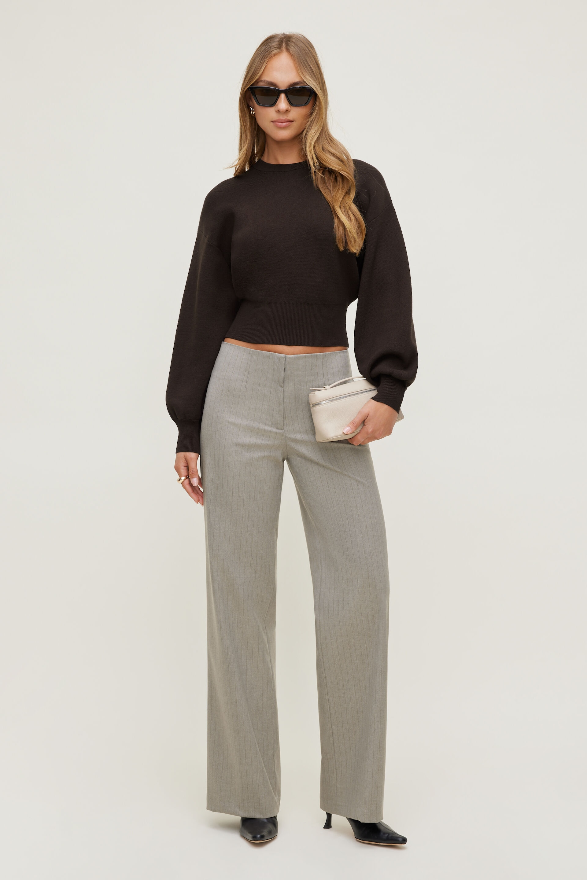 Chandail à manches bouffantes