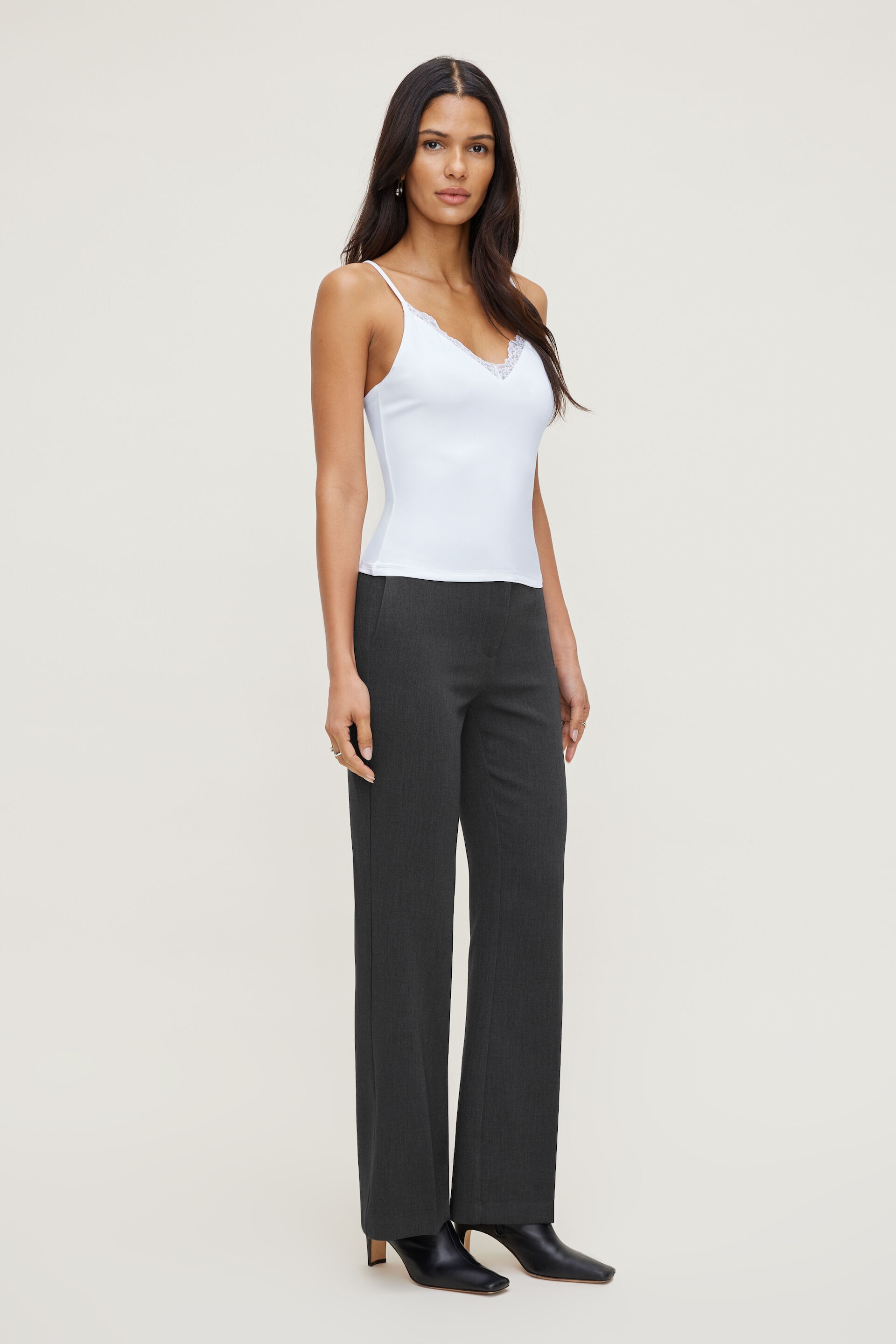 Sculpt Lace Trim Cami Top