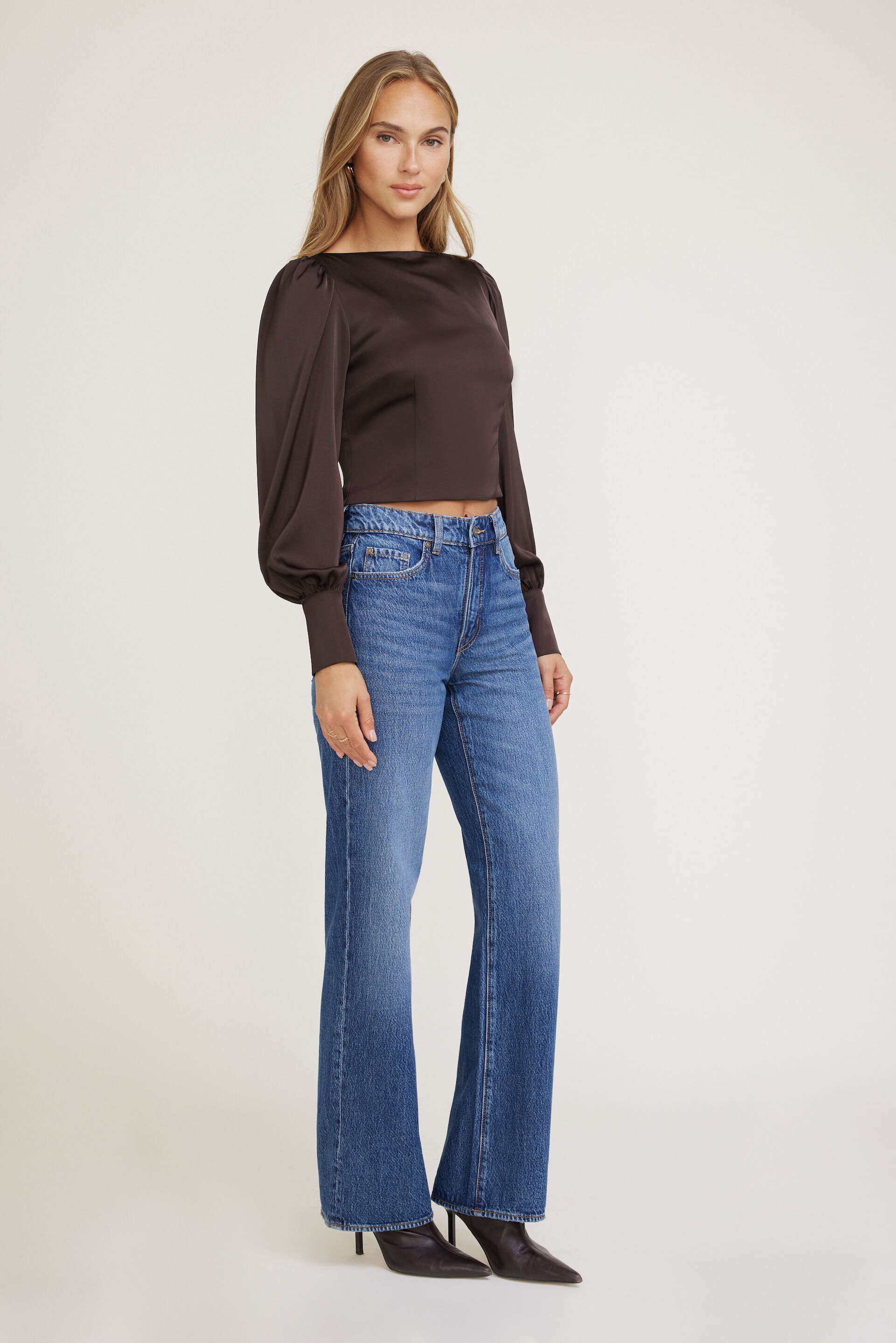 Heidi High Rise Wide Leg Jeans
