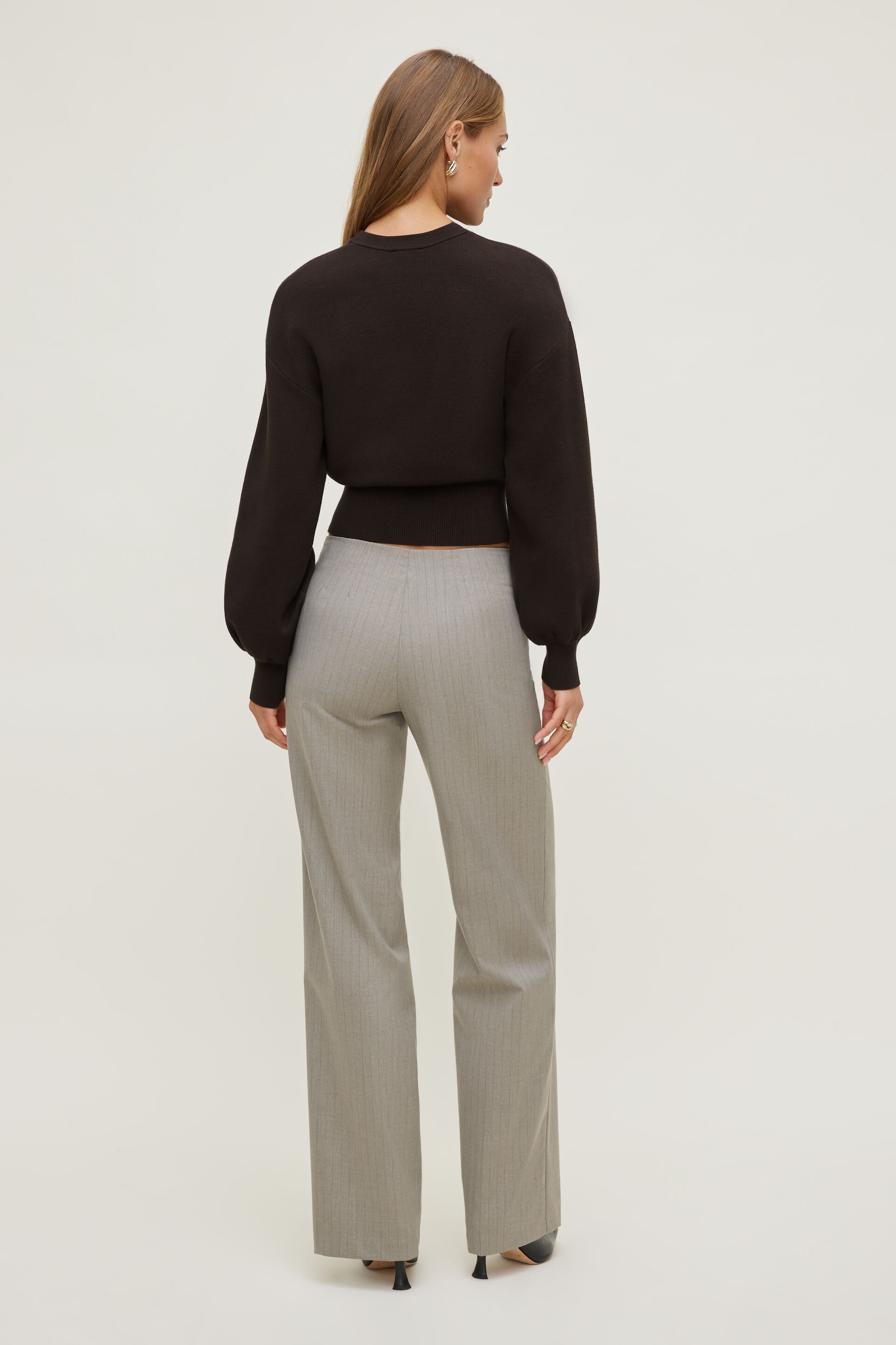 Chandail à manches bouffantes