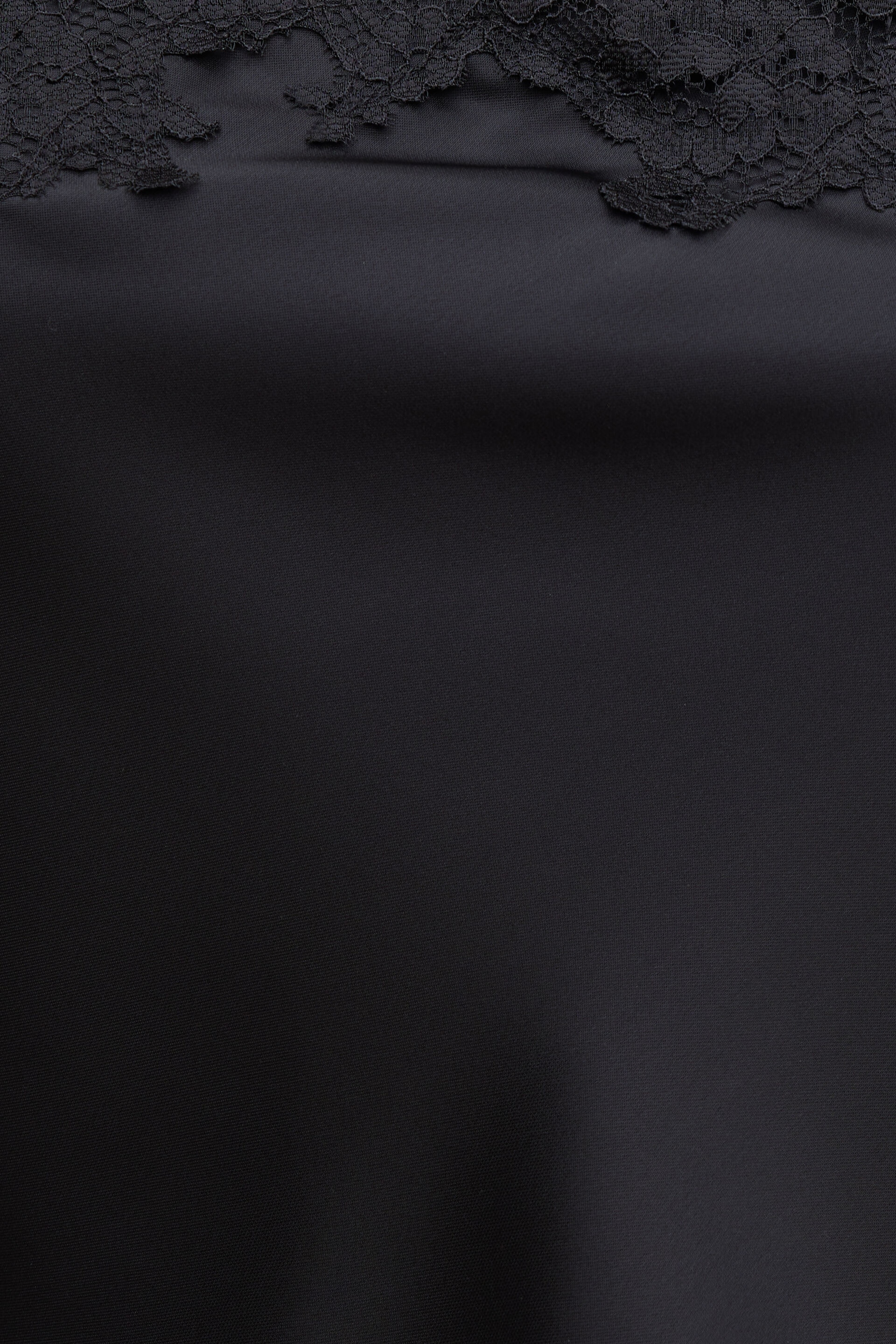 Lace Trim Satin Cami Top