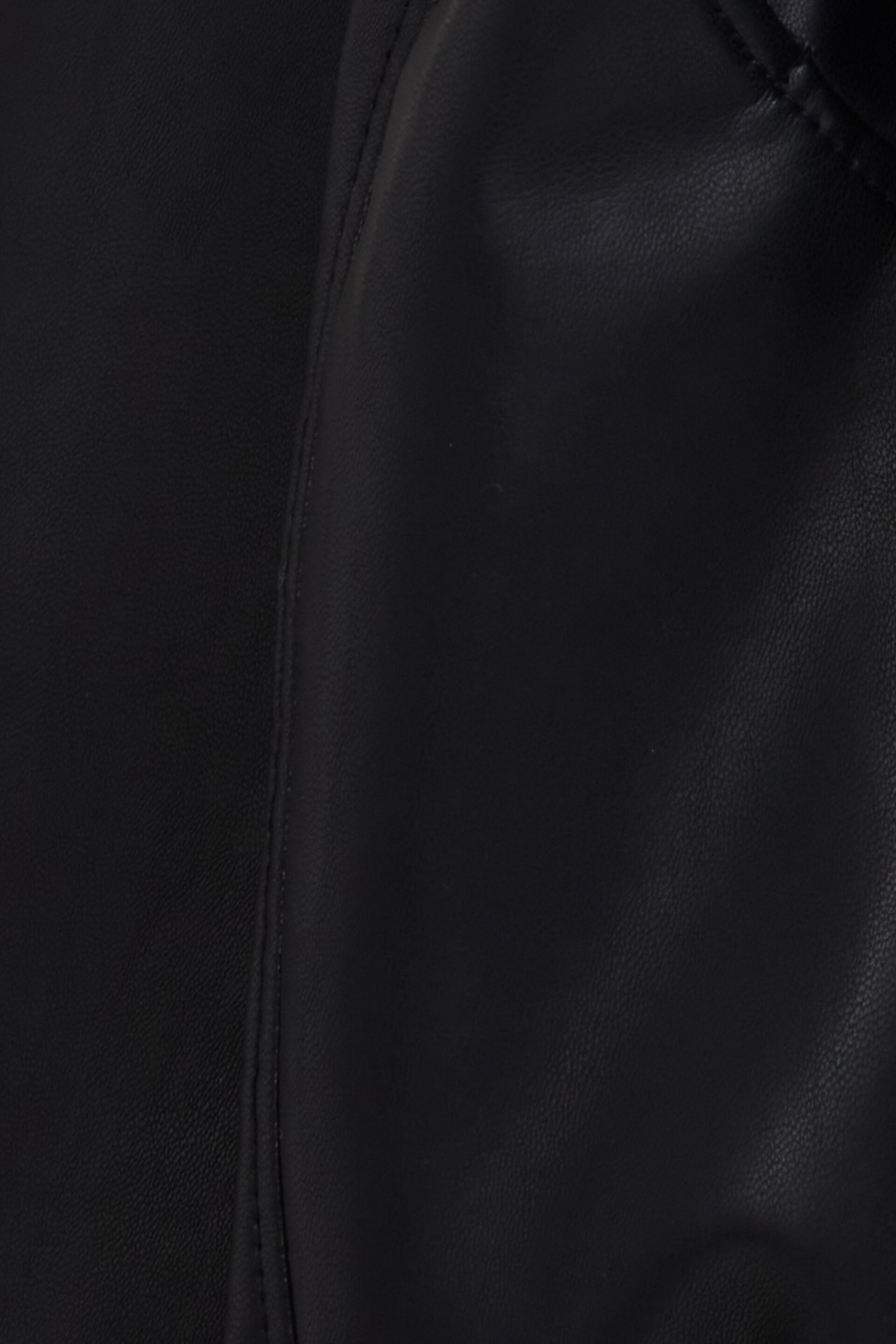 Blouson aviateur ample en faux cuir