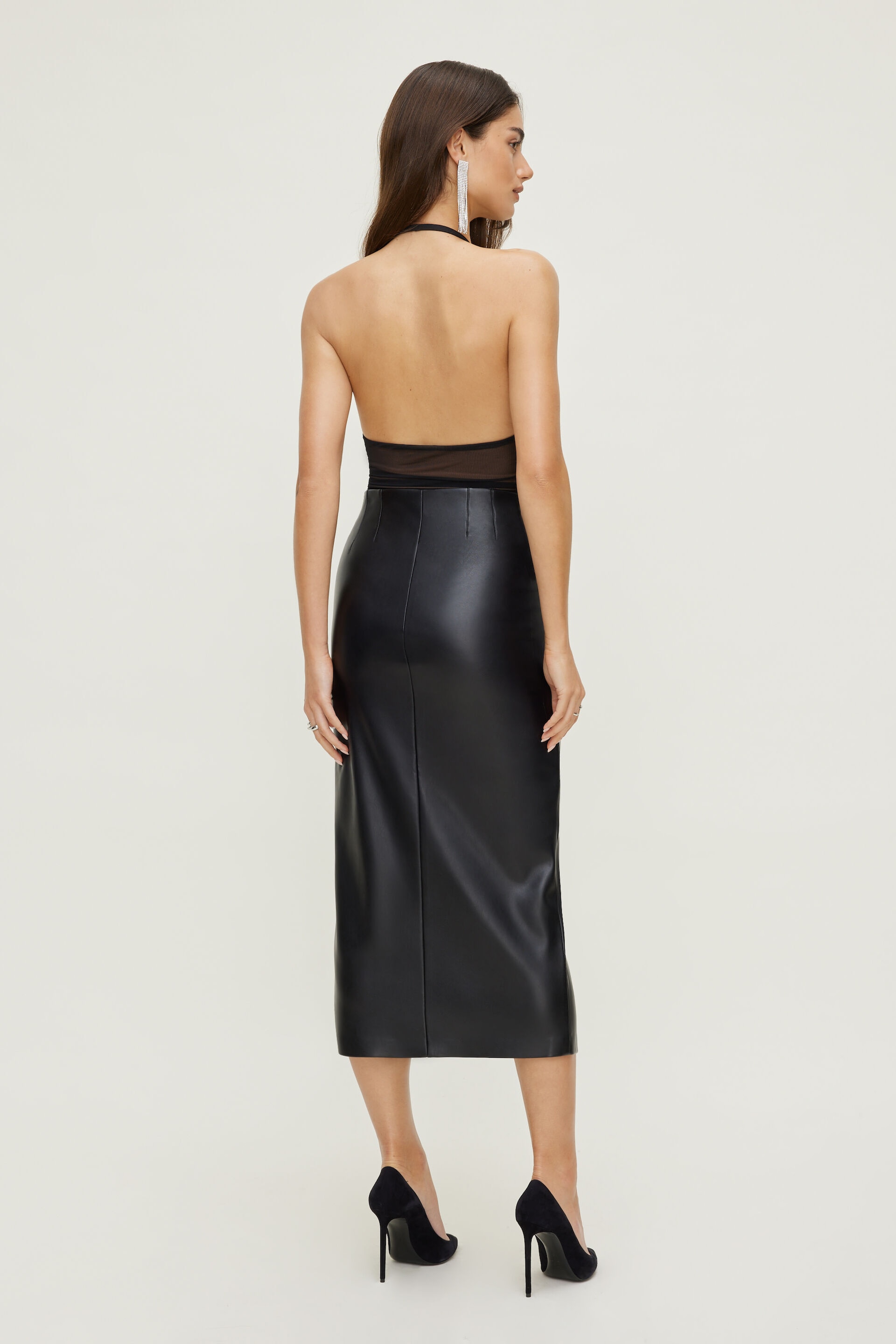 Plunging Mesh Bodysuit