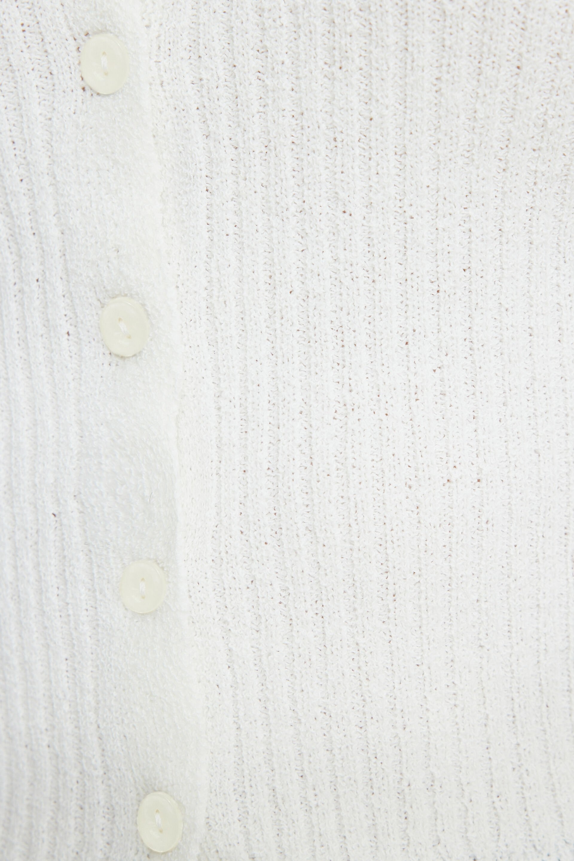 Cardigan côtelé à col en V Mila